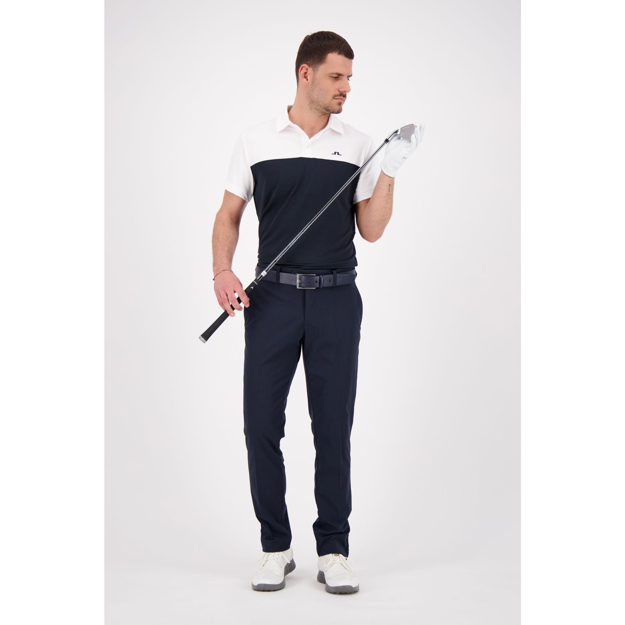 J. Lindeberg M Owen Slim Fit SS Polo JL Marine Homme