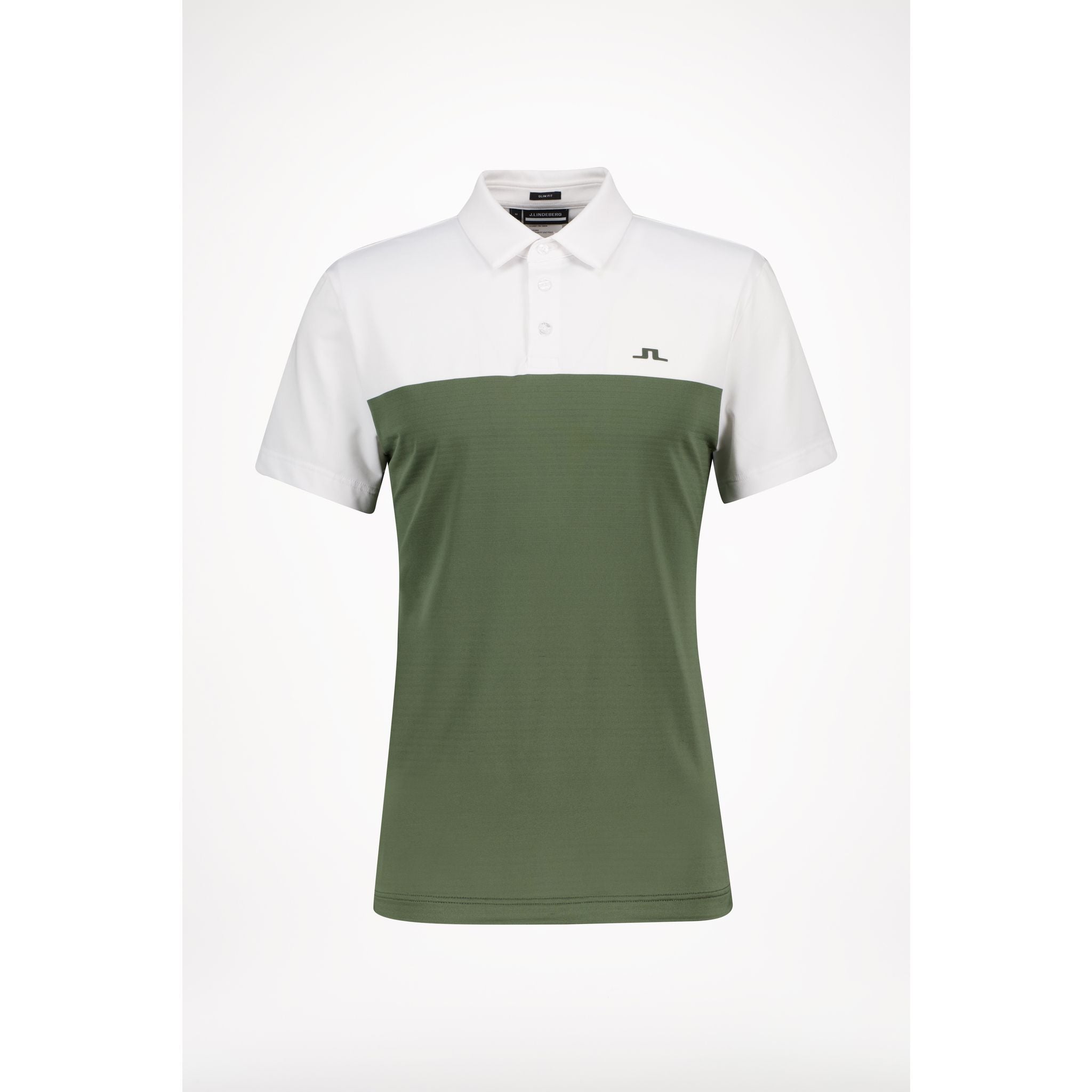 Polo J. Lindeberg M Owen Slim Fit SS vert thym pour homme