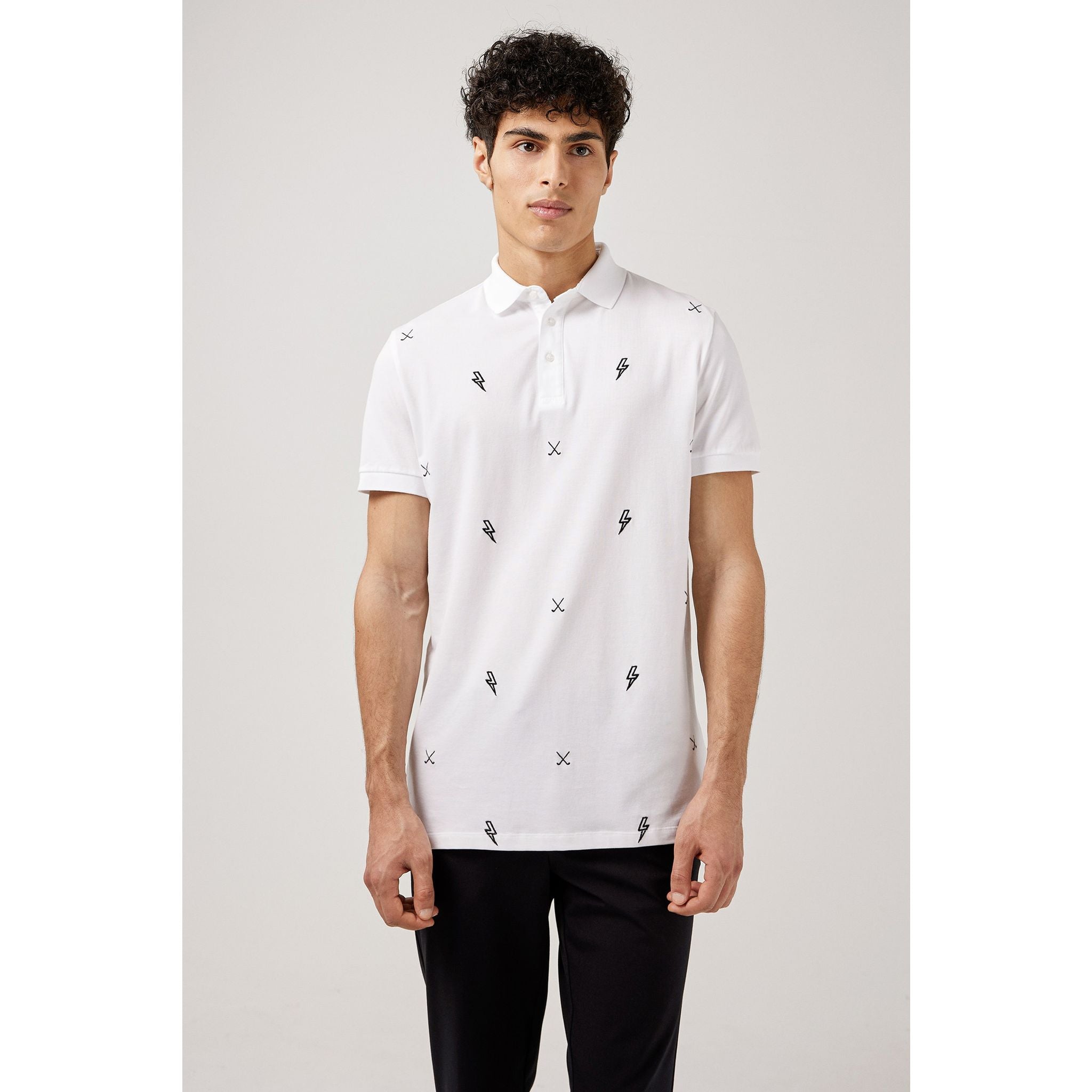 J. Lindeberg Maillot JL Strike Broderie Homme