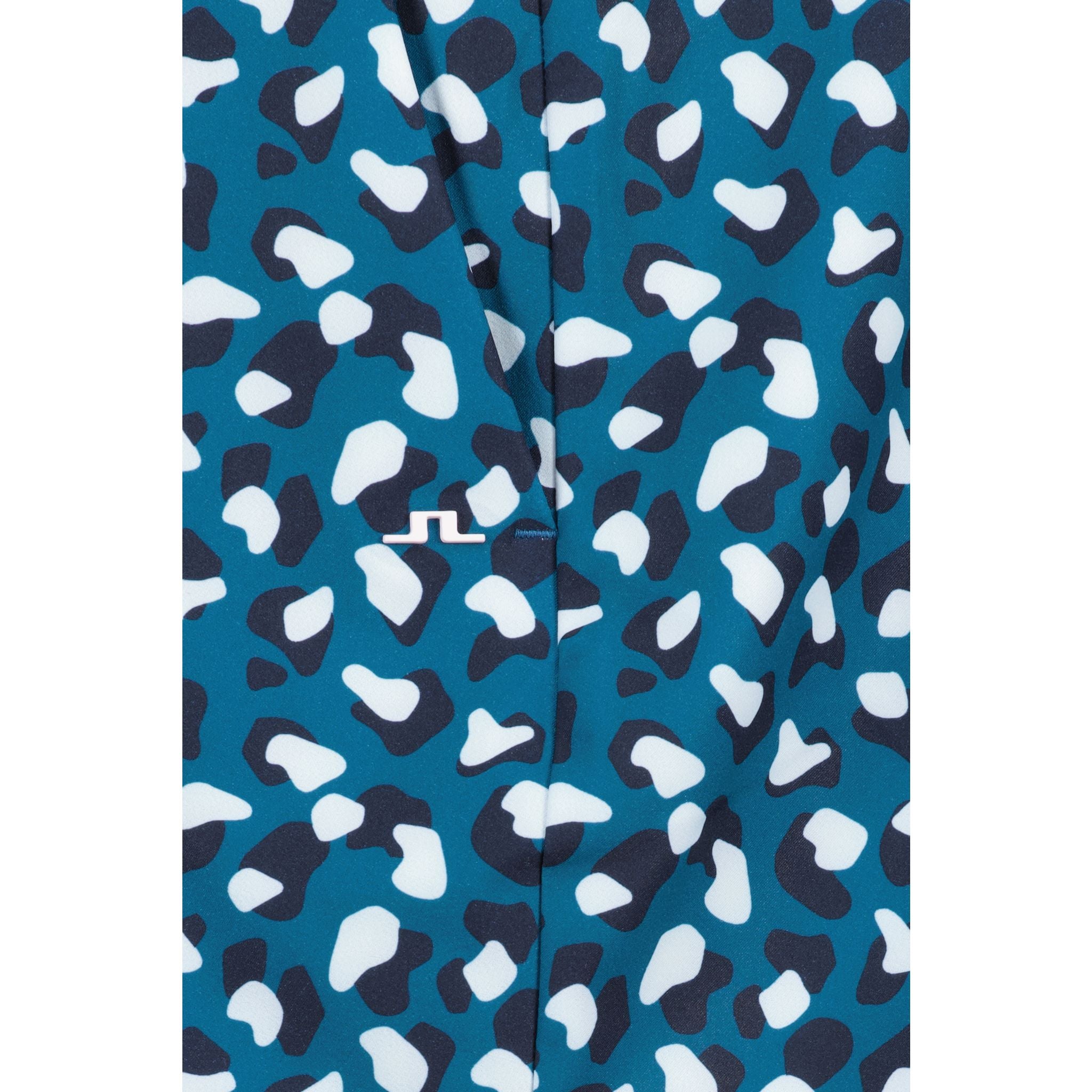 J. Lindeberg W Gwen Short de golf imprimé marocain bleu animal femme