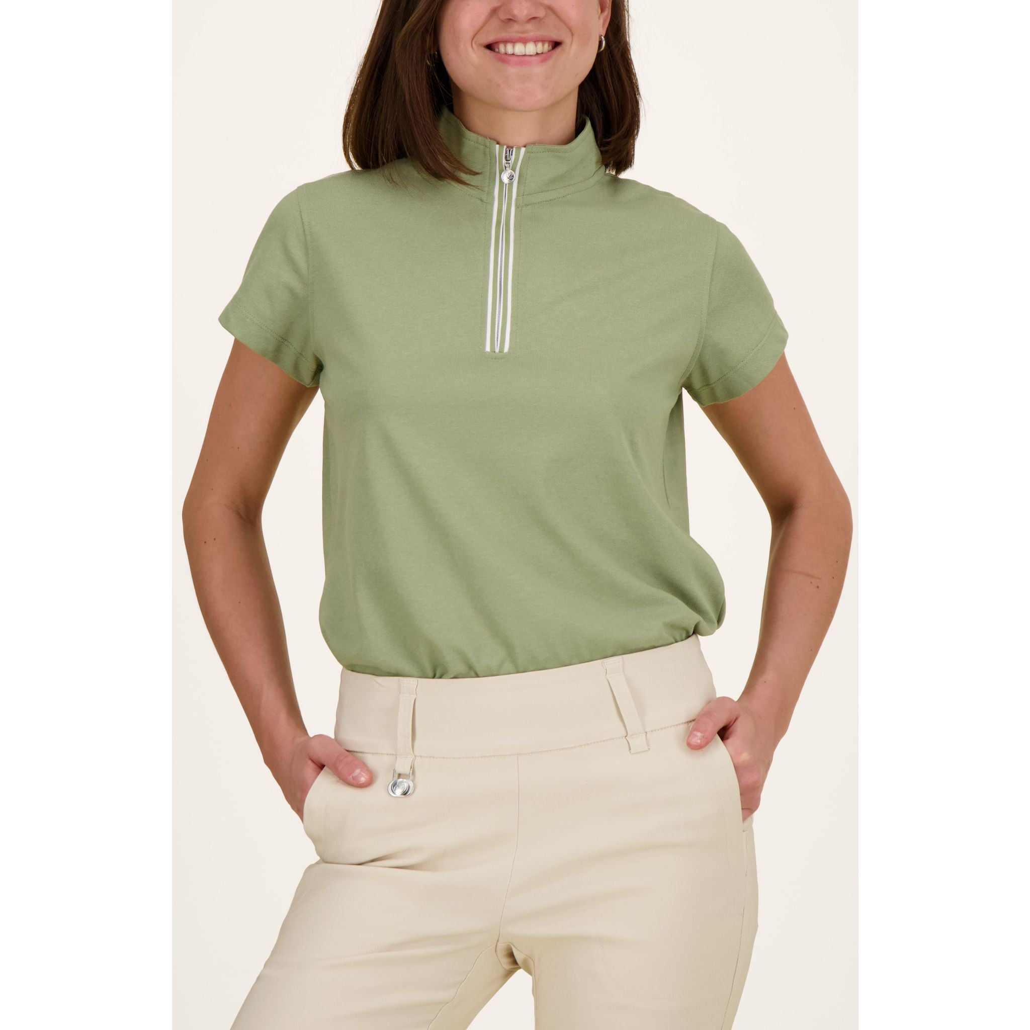 Chemise à demi-zip Kim Cap S Daily Sports pour femmes