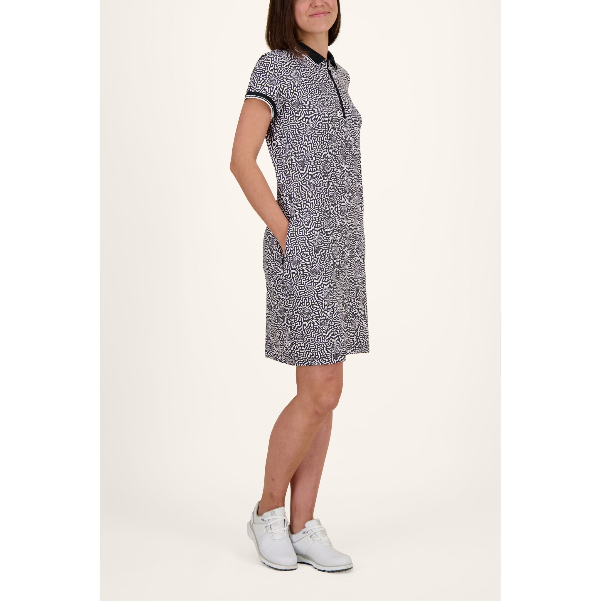 Robe de golf à manches courtes Daily Sports Kyoto pour femme