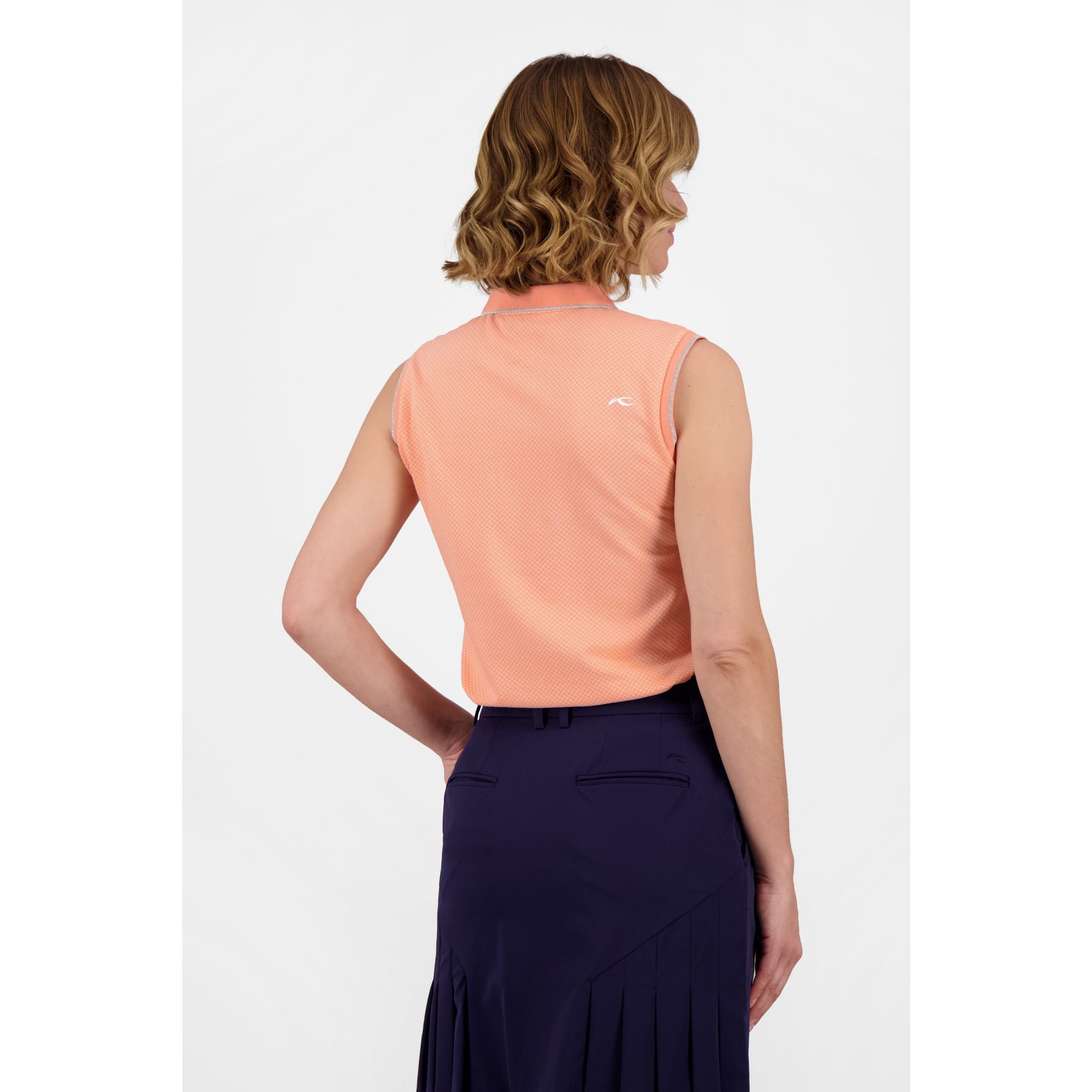 Kjus Ella Structure S/L polo de golf femme