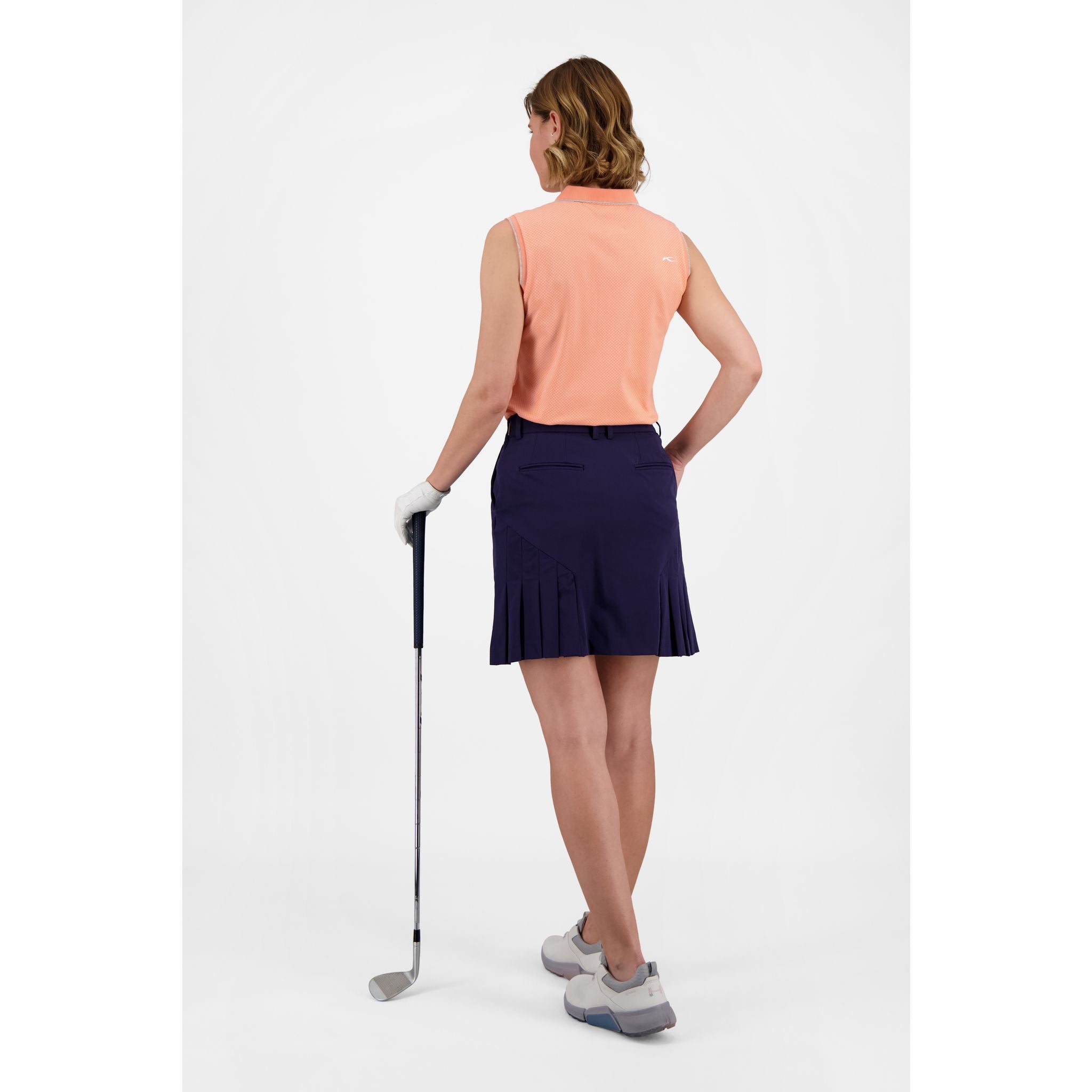 Kjus Ella Structure S/L polo de golf femme