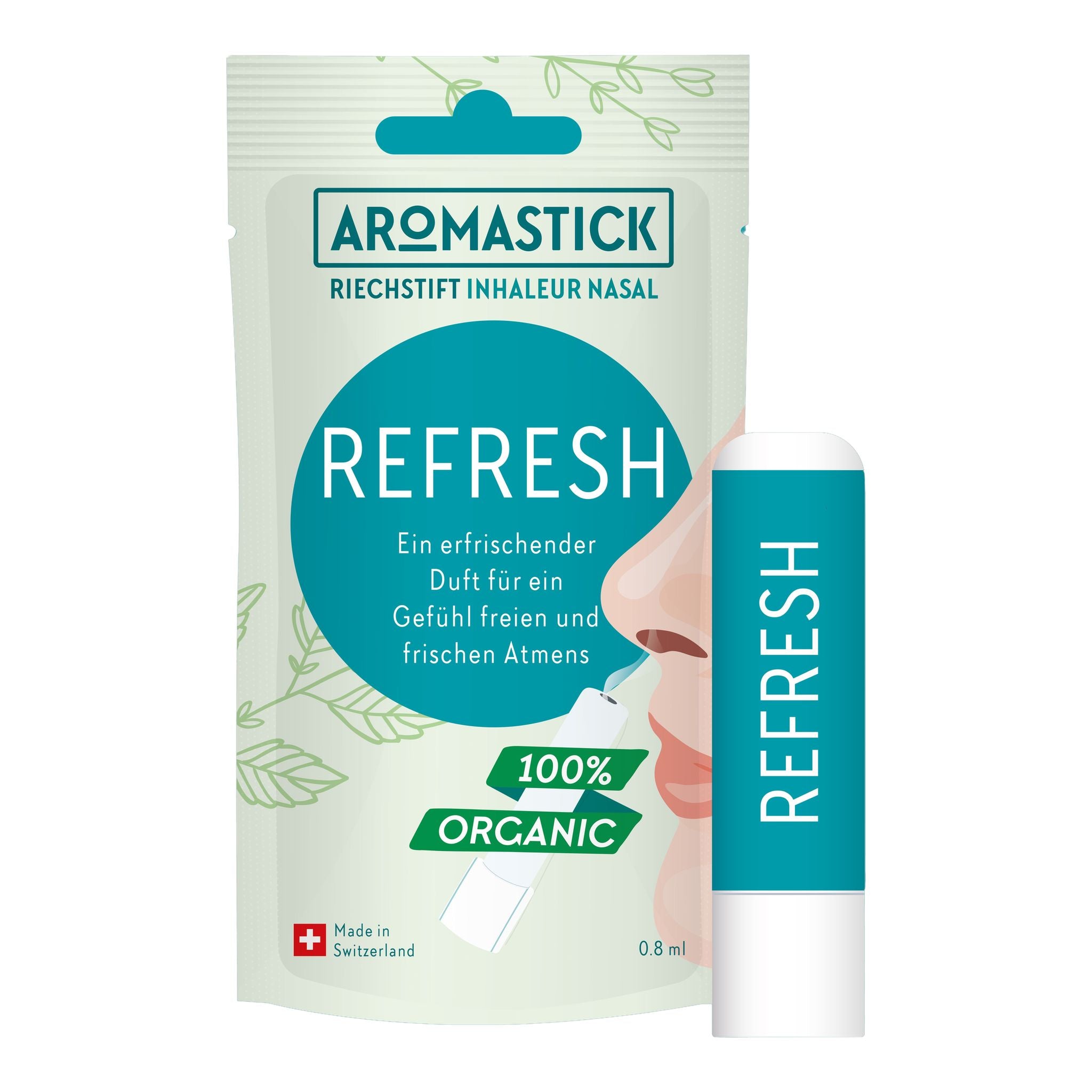 Green Healthcare Aromastick "Refresh" bâton odorant