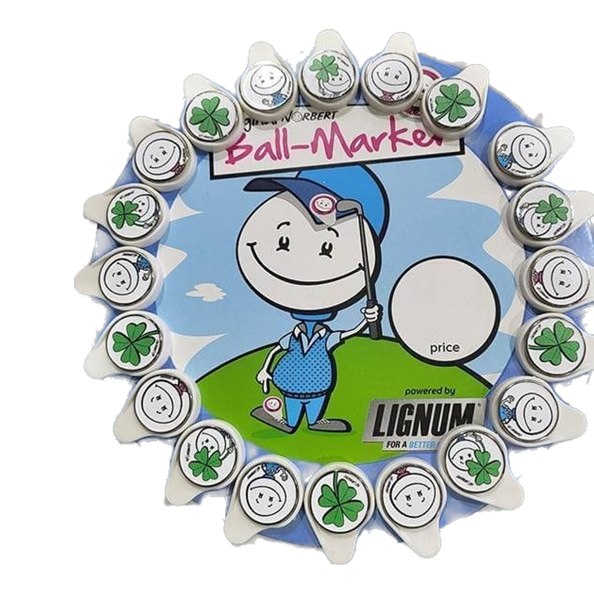 Marqueur de balle Lignum Norbert Smile