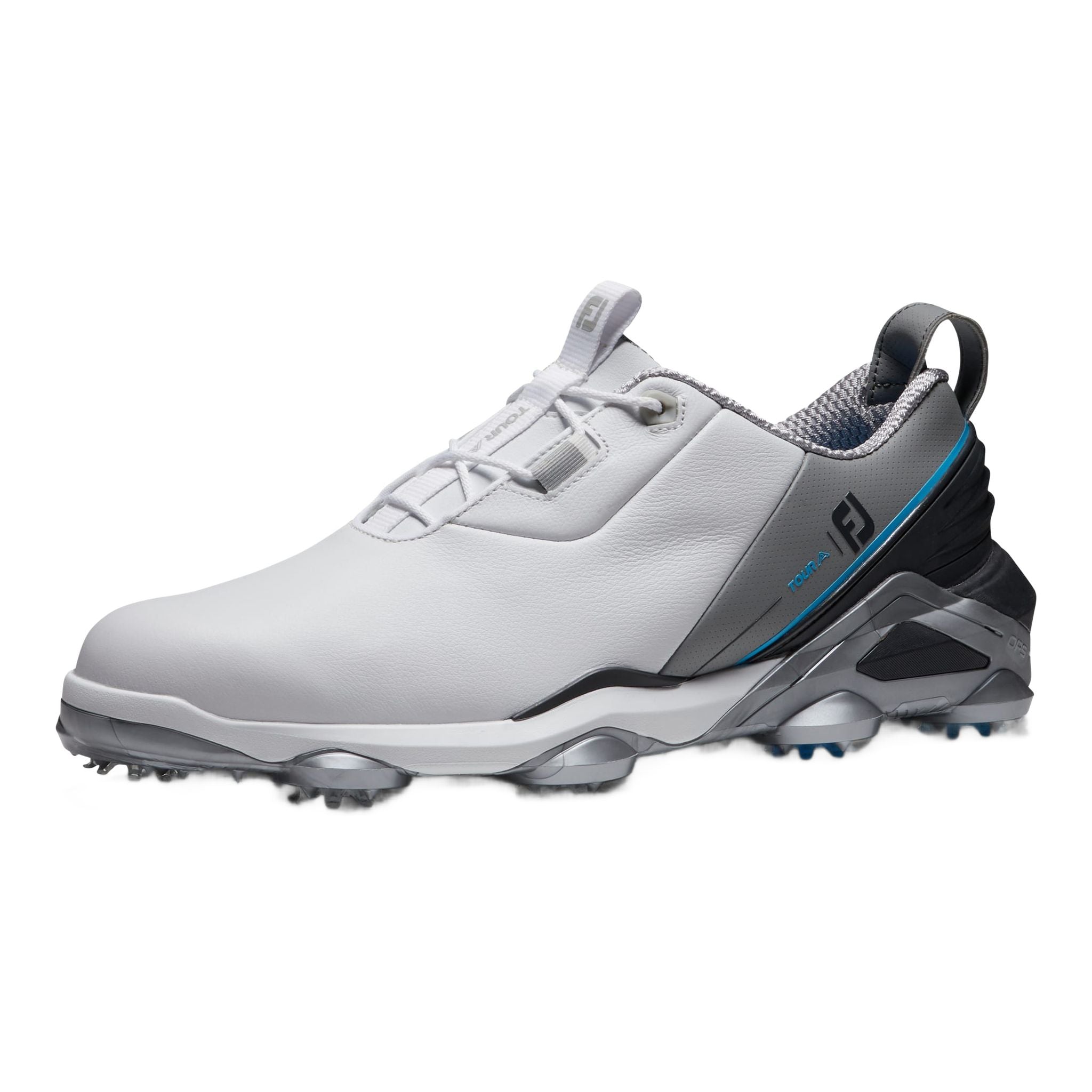 Chaussures Footjoy Tour Alpha Blanc/Gris/Bleu pour hommes