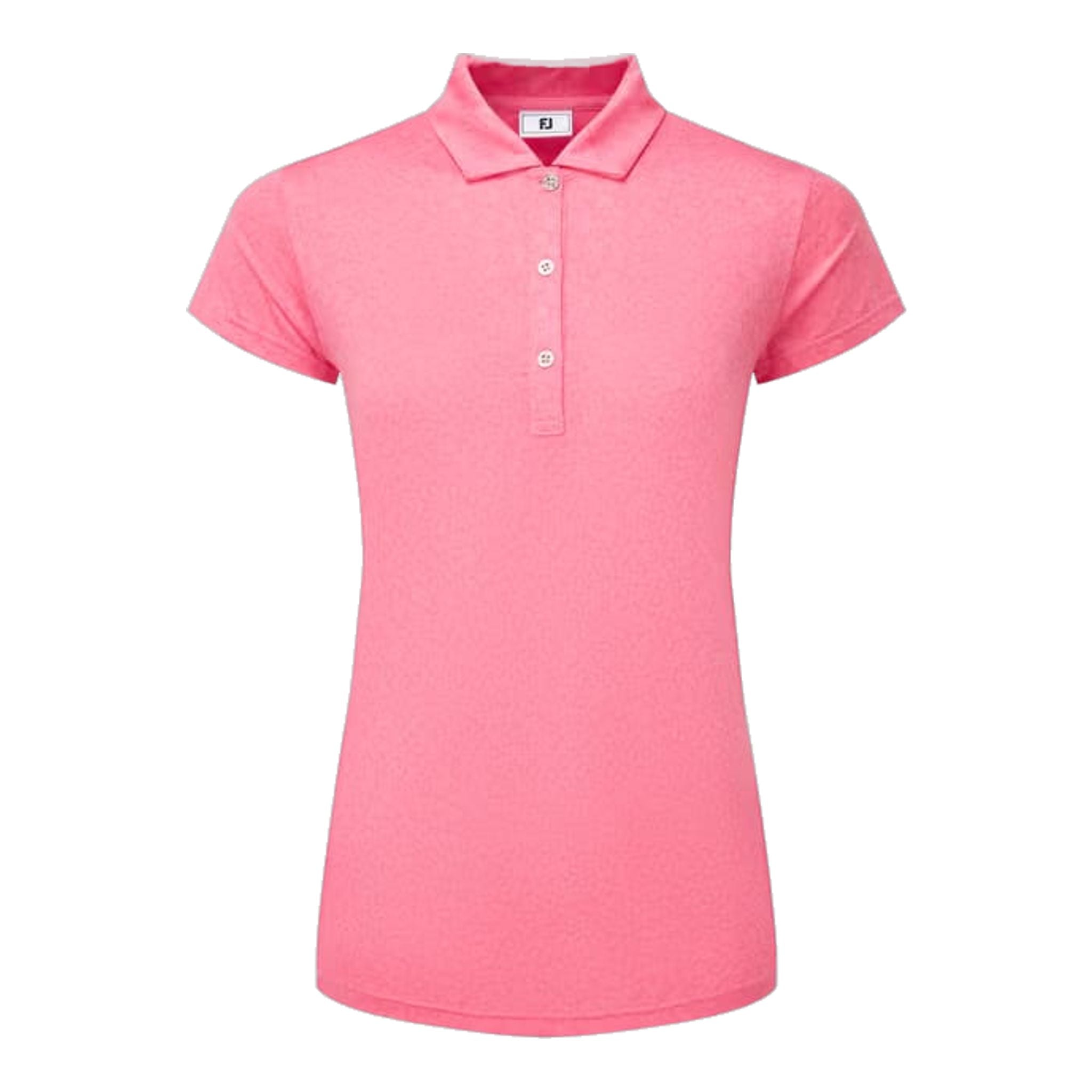 Polo Footjoy Lisle à manches courtes et motif floral peint pour femme