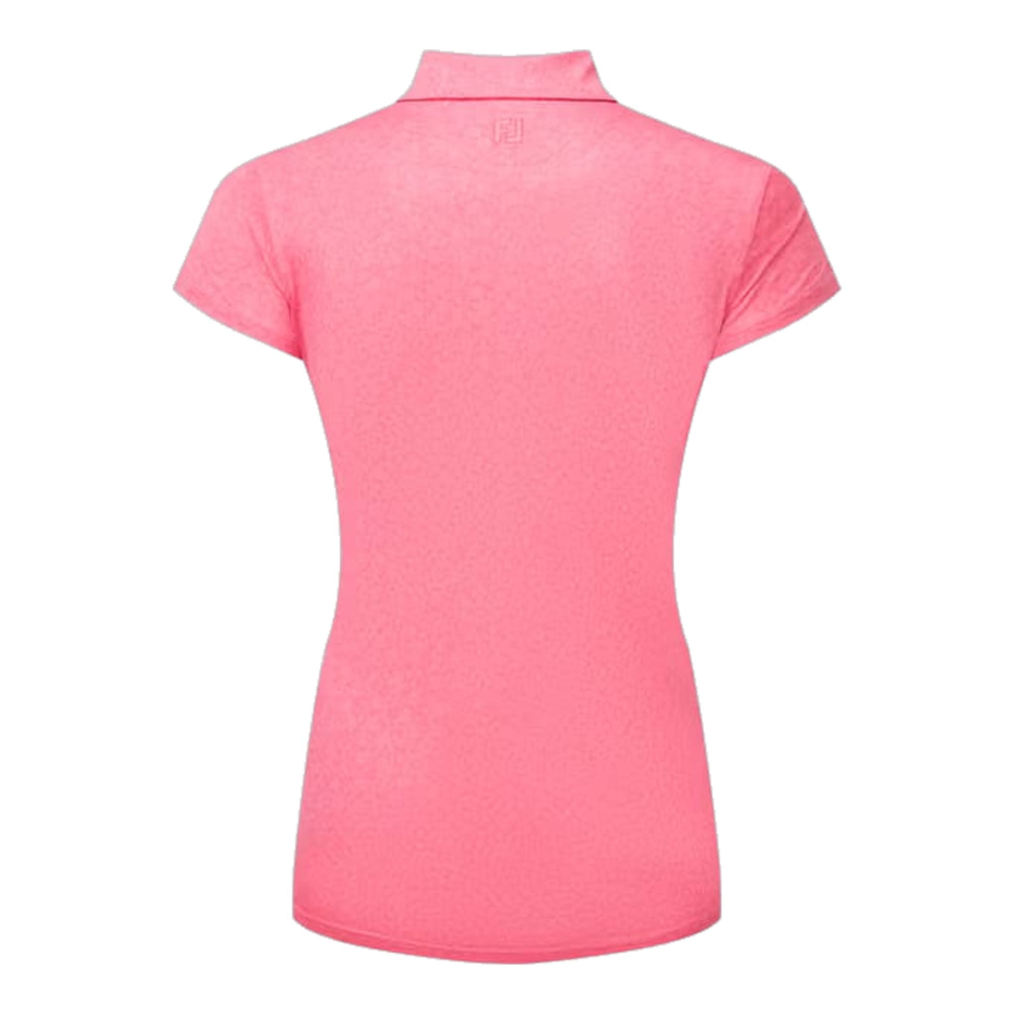 Polo Footjoy Lisle à manches courtes et motif floral peint pour femme