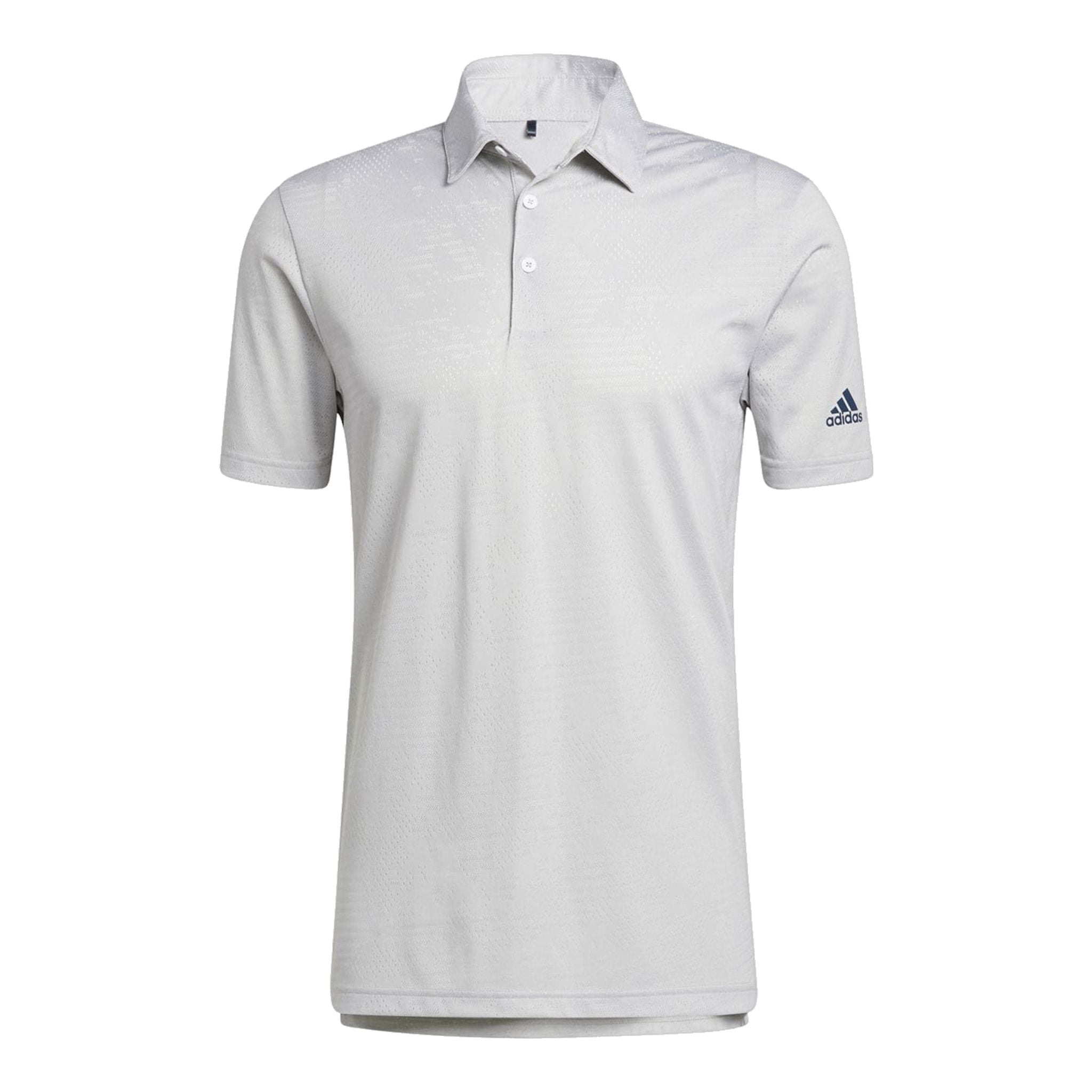 Polo Adidas Camo SS blanc/gris pour homme