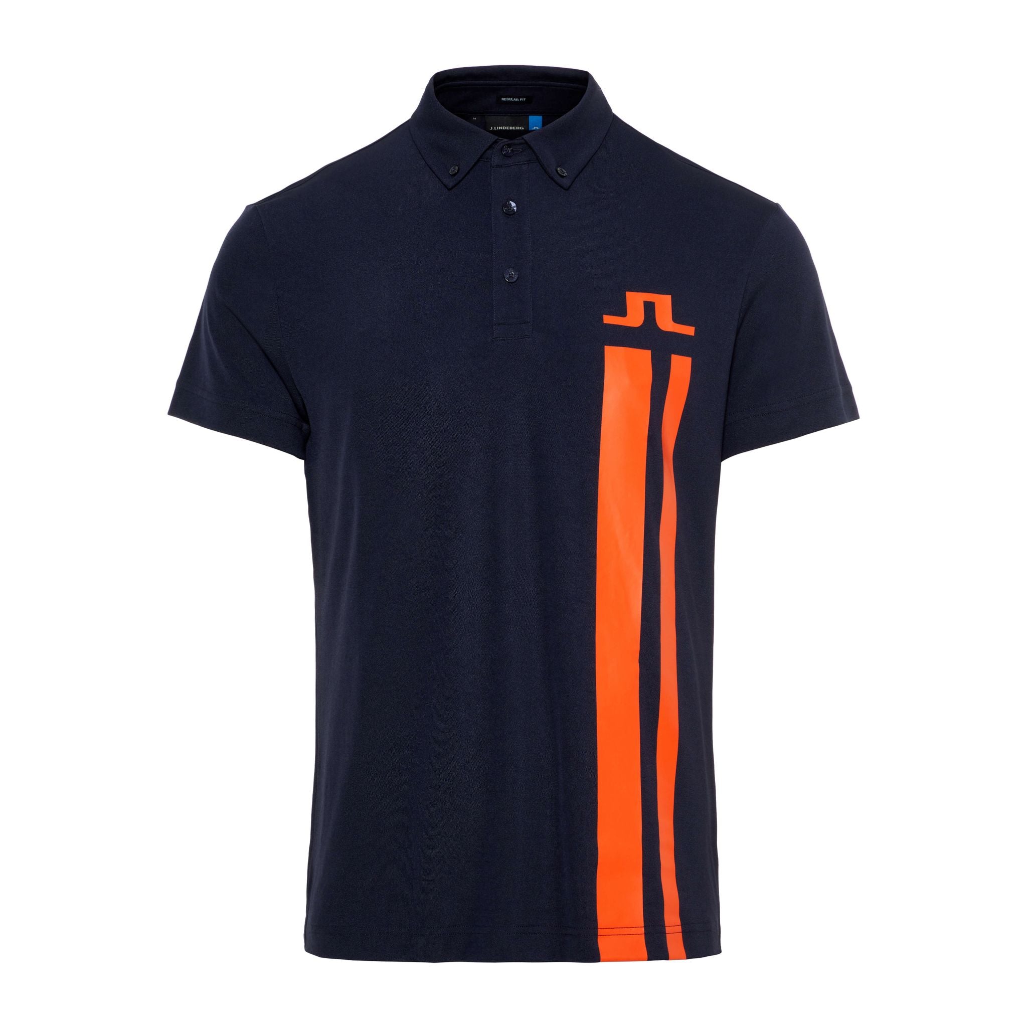 J. Lindeberg M Zeke Reg Fit-Lux Polo Piquet Marine Homme