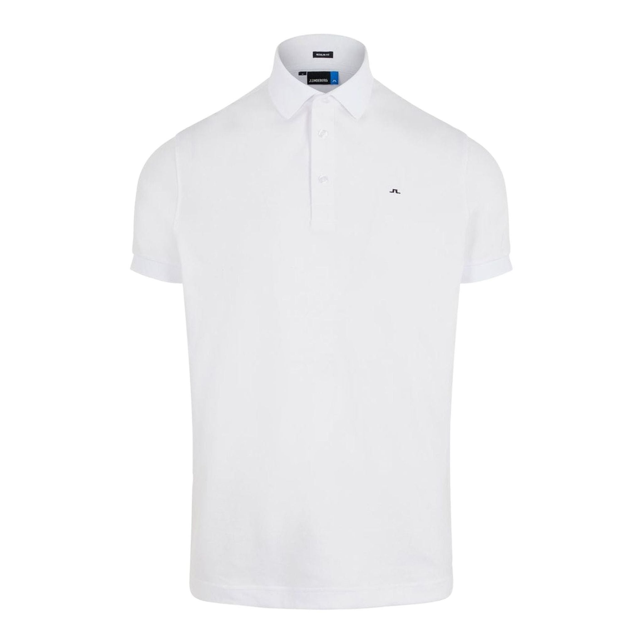 J. Lindeberg M Stan Reg Fit-Club Polo piqué blanc homme