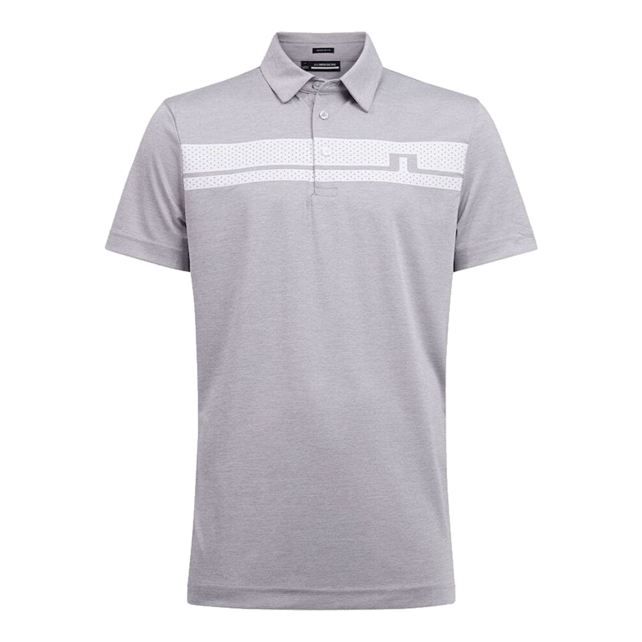 J. Lindeberg M Clark Polo de golf coupe classique Micro Chip Melange Homme