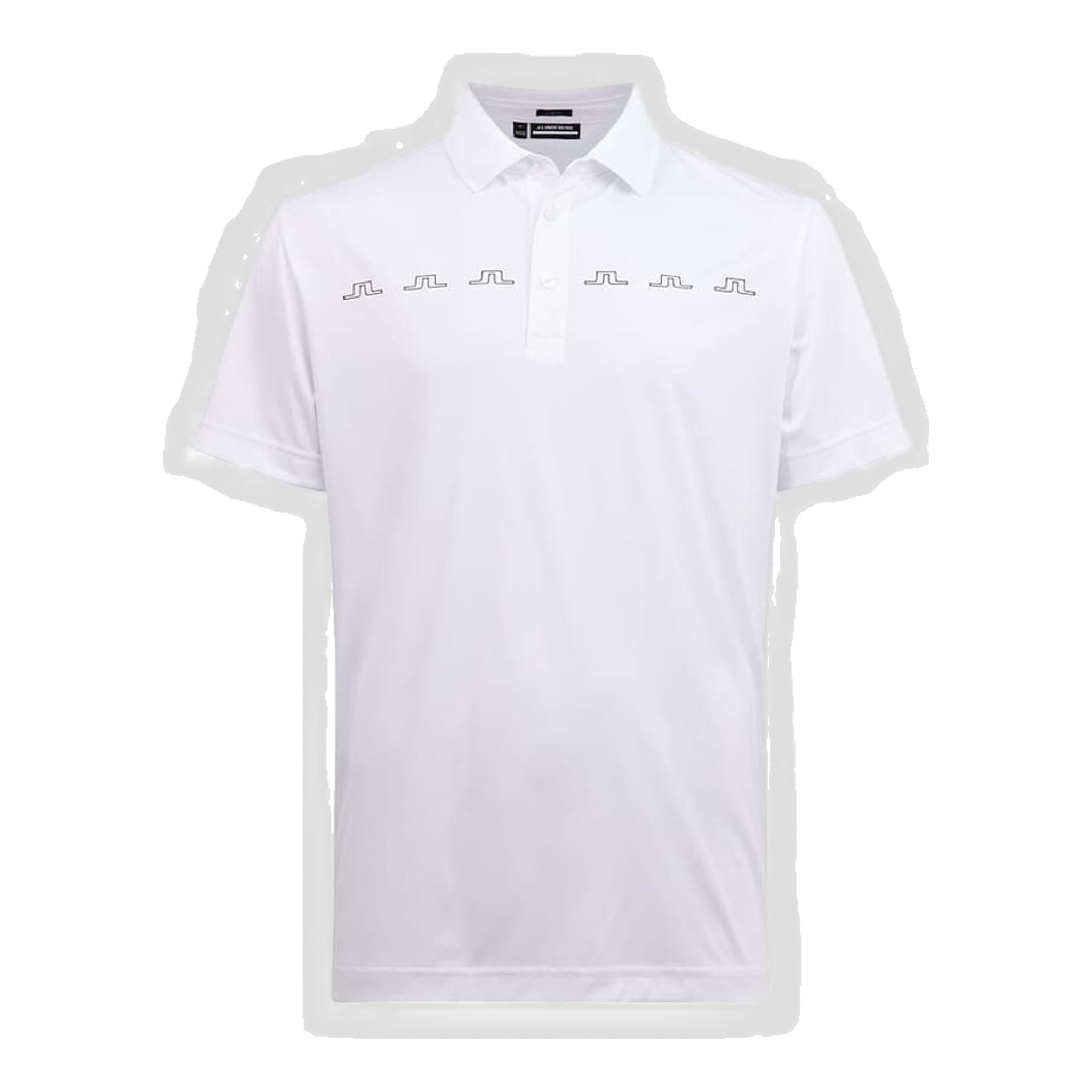 Polo de golf J. Lindeberg M Zip Slim Fit blanc homme