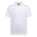 Polo de golf J. Lindeberg M Zip Slim Fit blanc homme