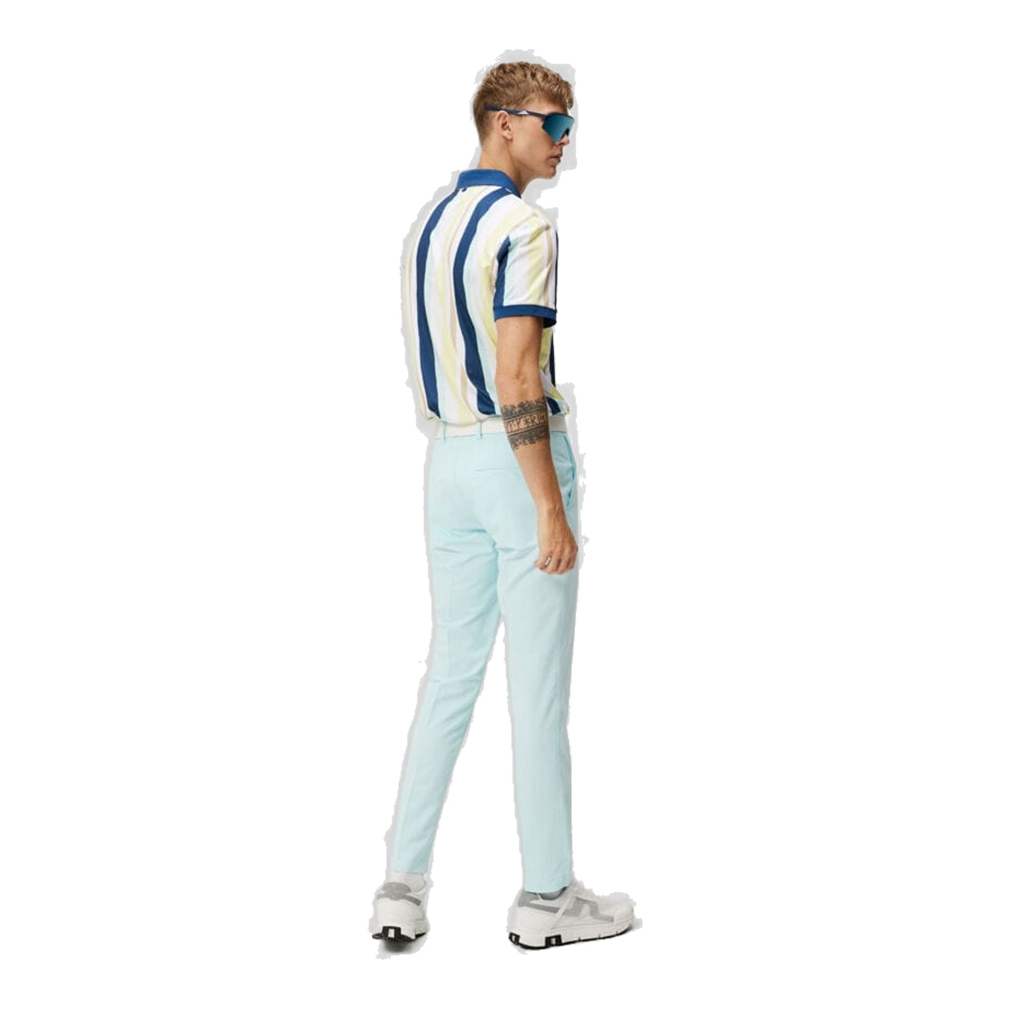 J. Lindeberg Tour Tech Reg Fit Polo imprimé hommes