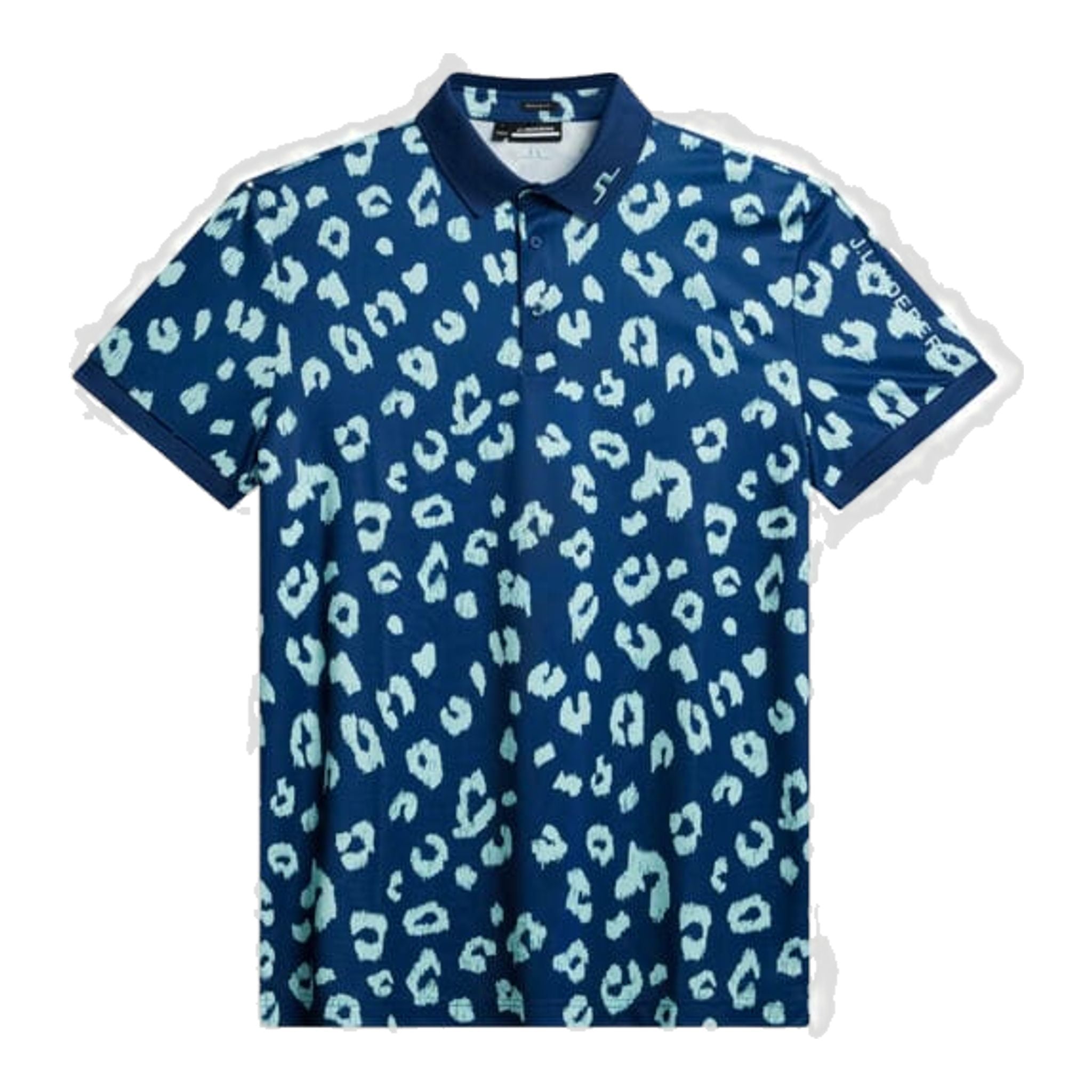 J. Lindeberg Tour Tech Reg Fit Polo imprimé hommes