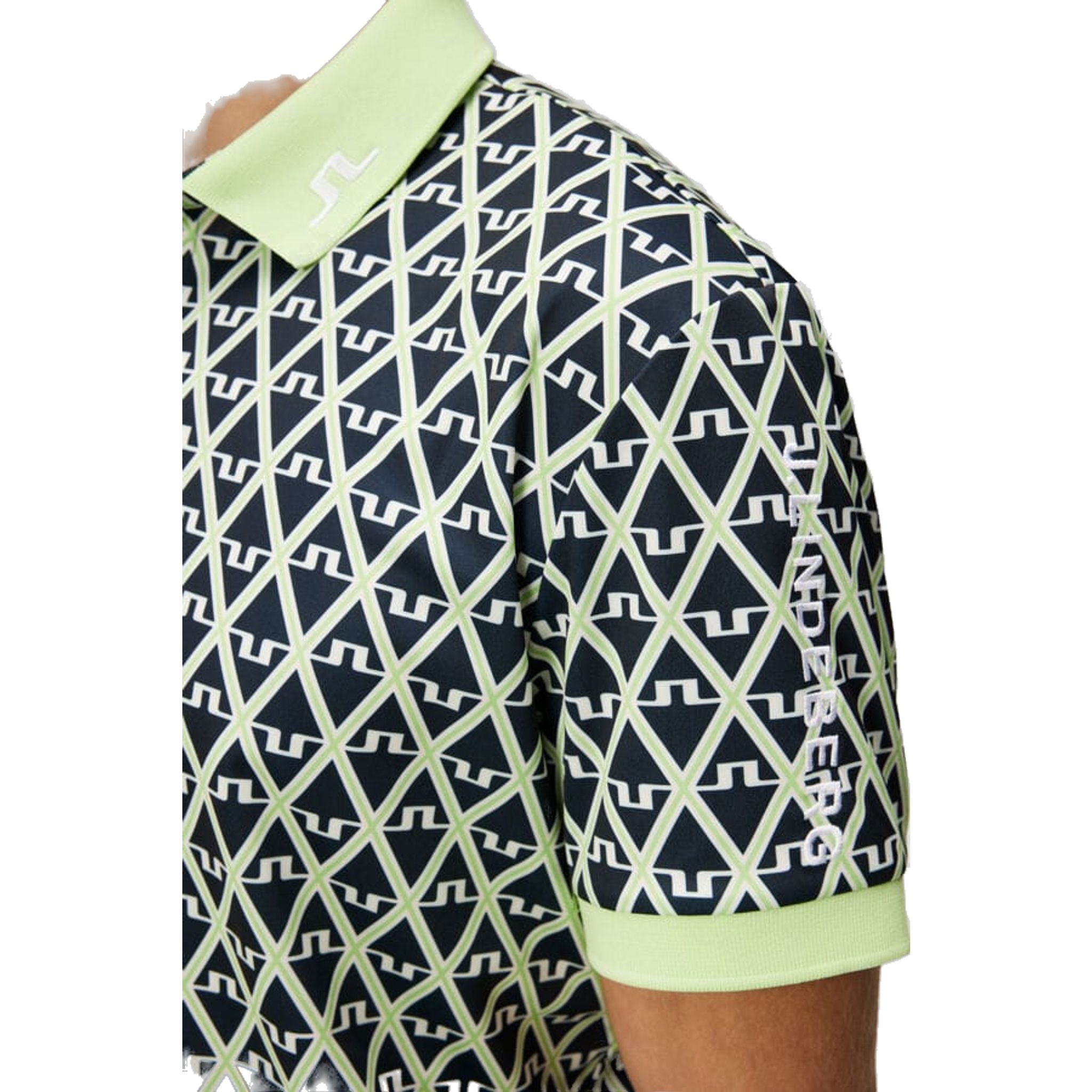 J. Lindeberg Tour Tech Reg Fit Polo imprimé hommes