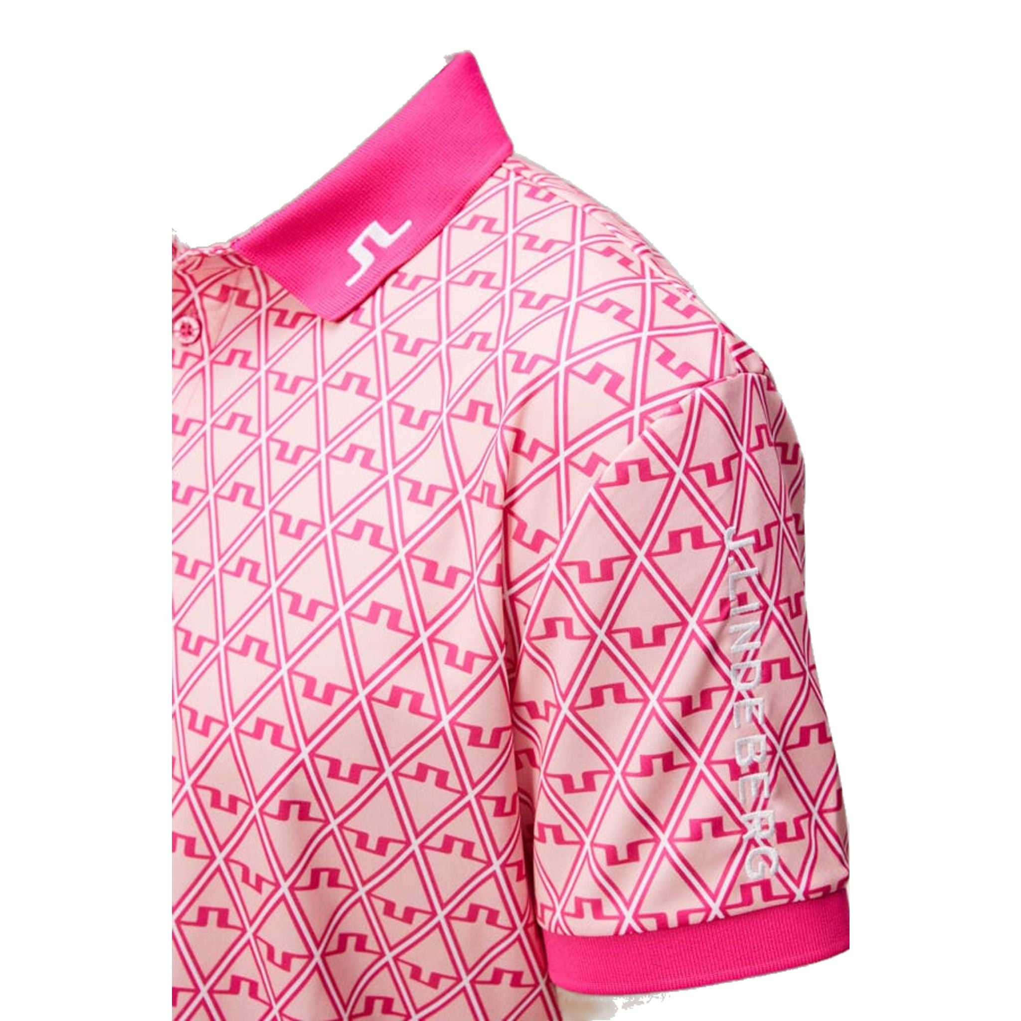 J. Lindeberg Tour Tech Reg Fit Polo imprimé hommes