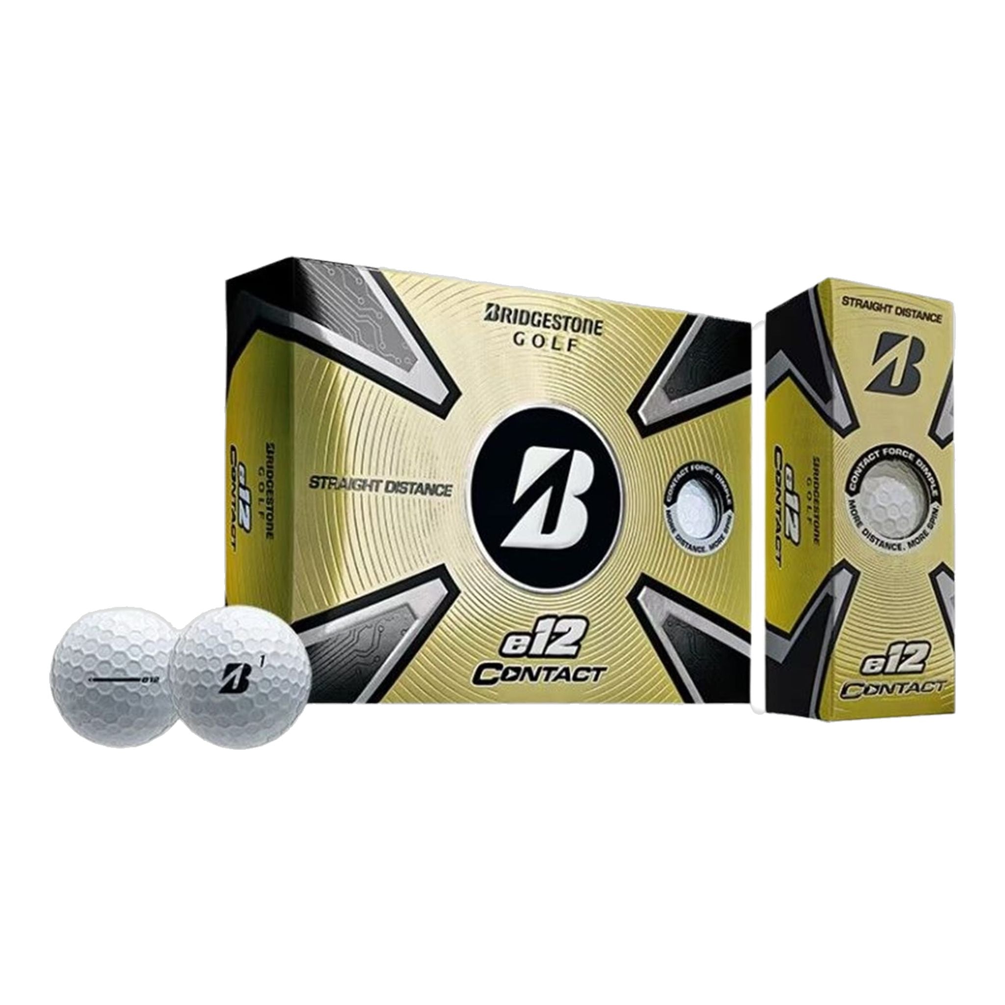 Balles de golf Bridgestone e12 Contact (12 pièces)