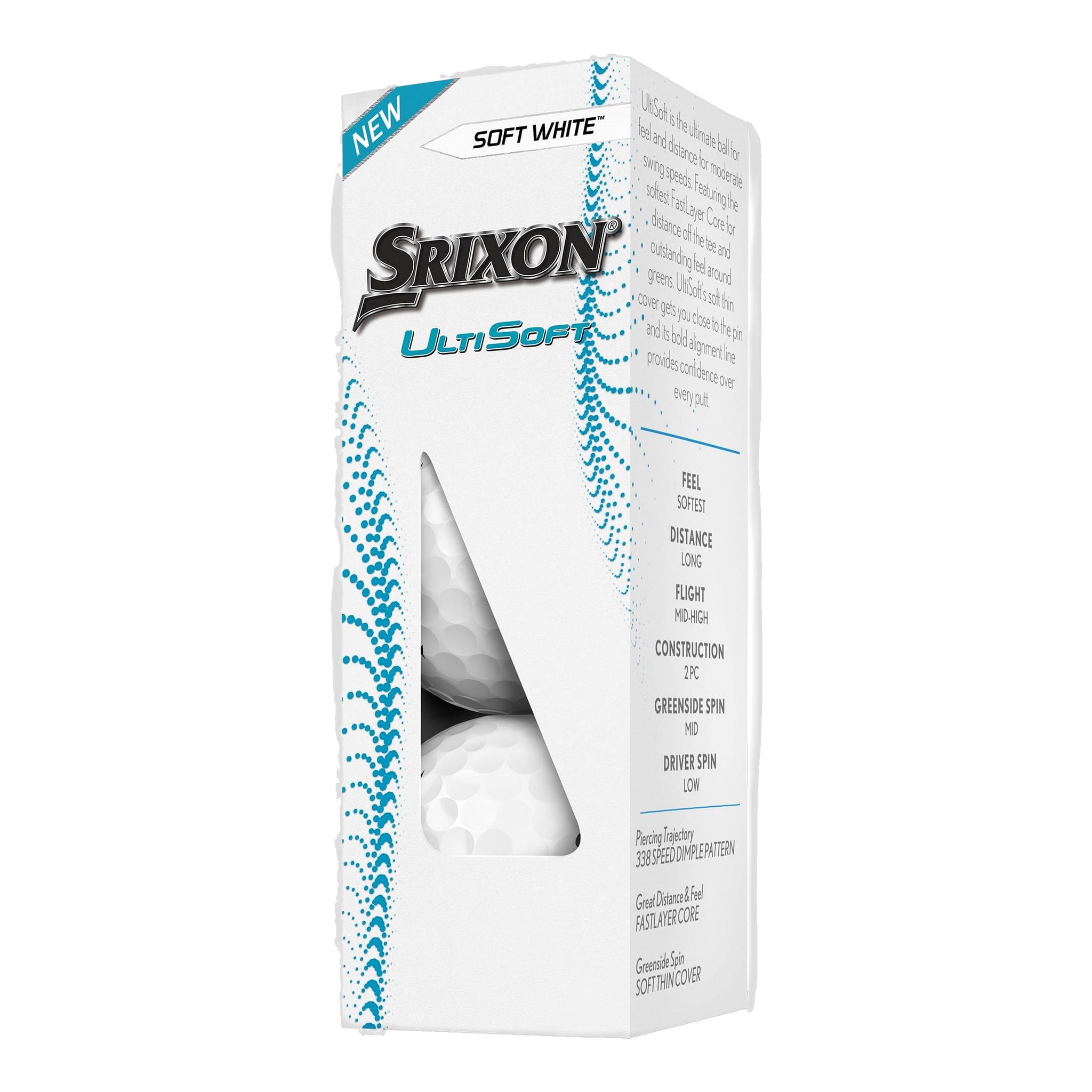 Balles de golf Srixon Ultisoft 4 (24 pièces)