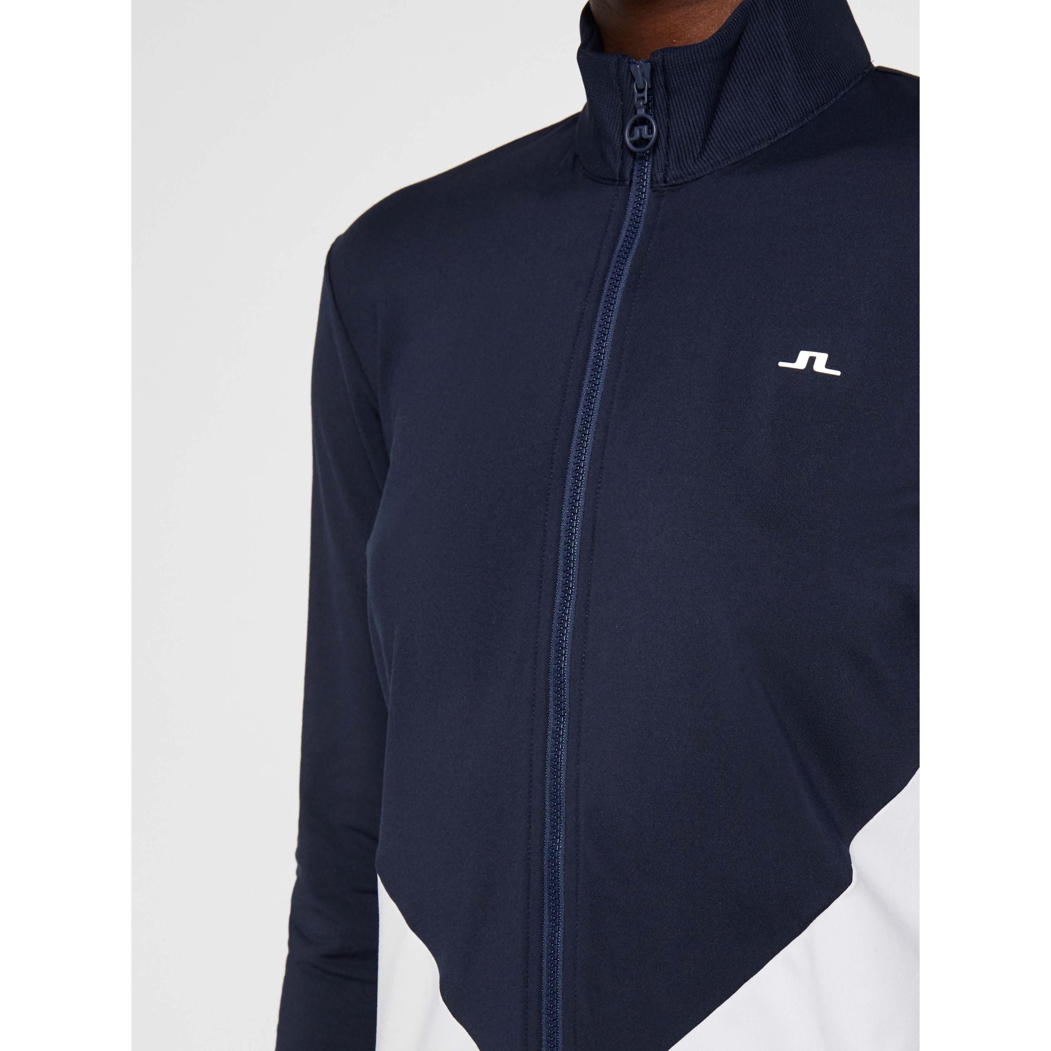 Pull mi-long J. Lindeberg W Liza-Light, bleu marine, femme