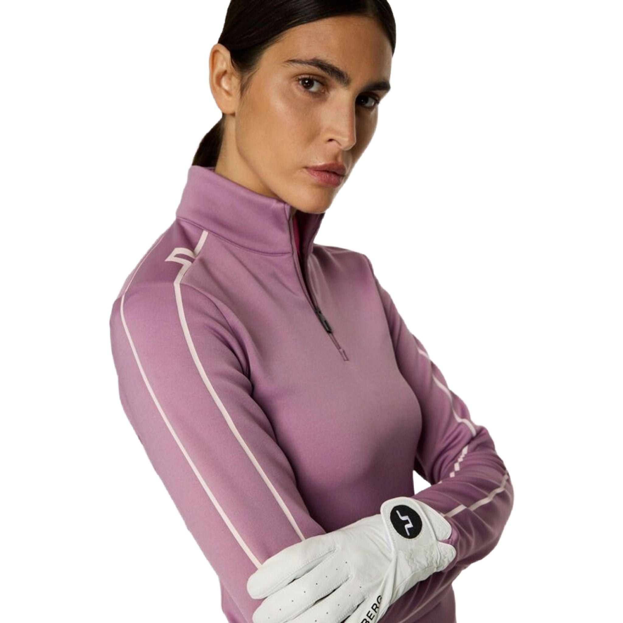 J. Lindeberg Nefe Quarter Zip Midlayer Femme