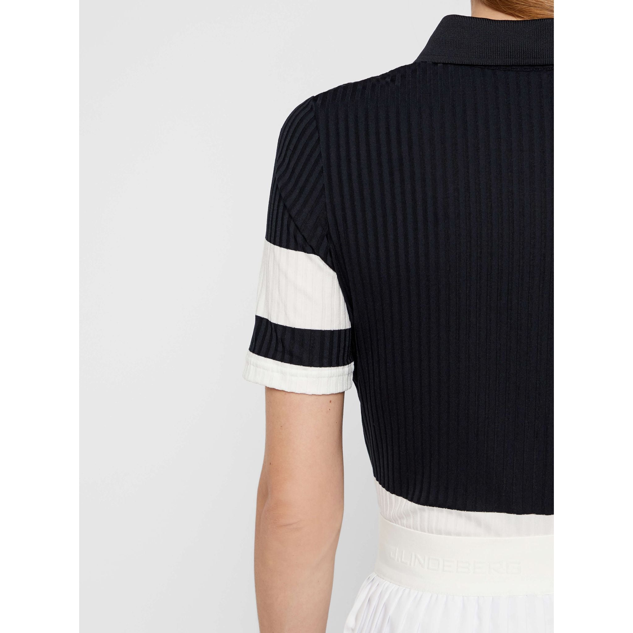 J. Lindeberg W Natasha-Rib Jersey Polo Jl Marine Femme
