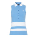 Polo J. Lindeberg W Nora-Rib Jersey Bleu Lac Femme