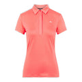 J. Lindeberg W Sue SS Polo Tropical Corail Femme