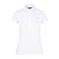 J. Lindeberg W Cara SS Polo Animal Gris Blanc Femme