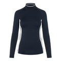 J. Lindeberg W Layer Zadie Haut de compression doux à manches longues, couleur foncée, pour femme
