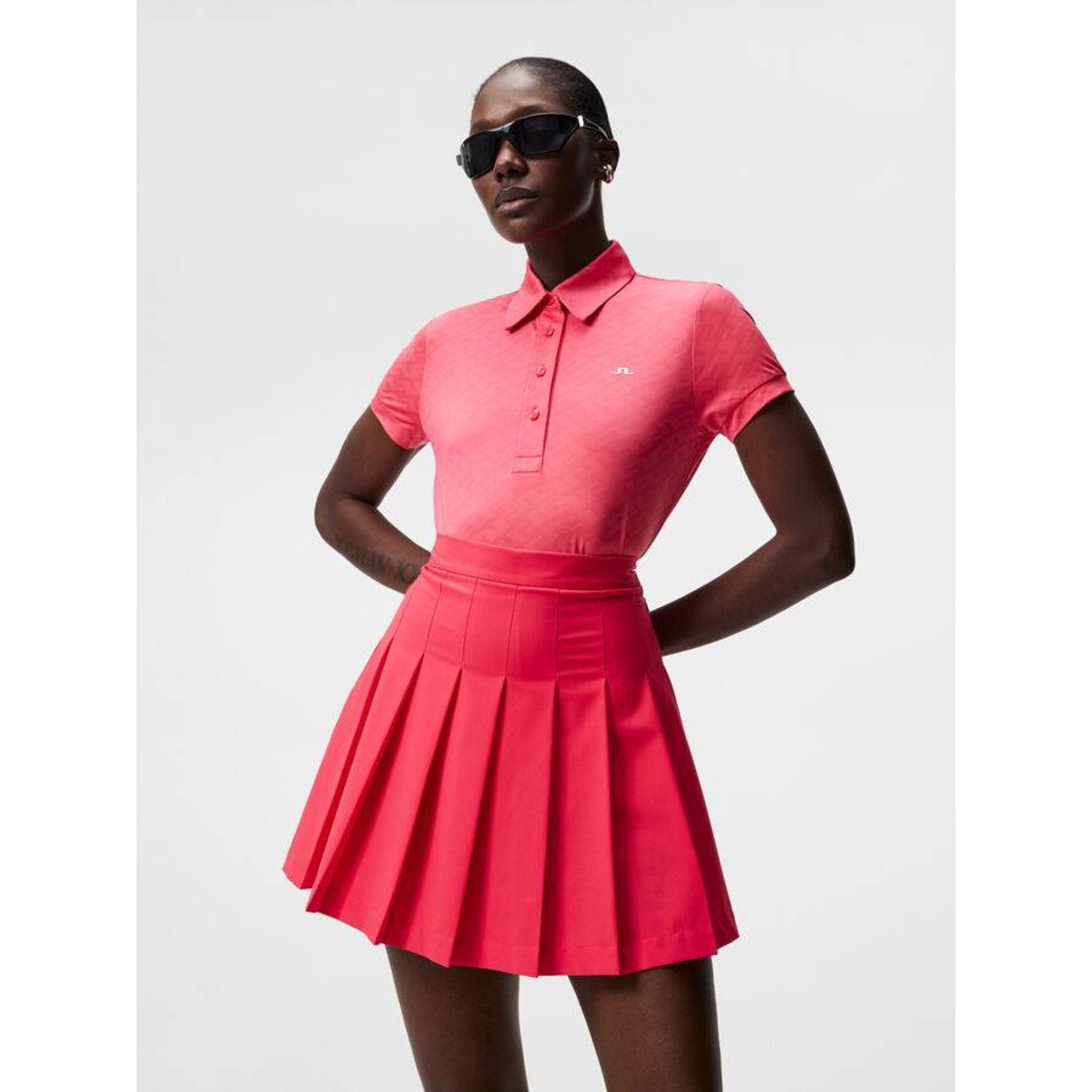 J. Lindeberg Polo Alaya Jacquard Femme