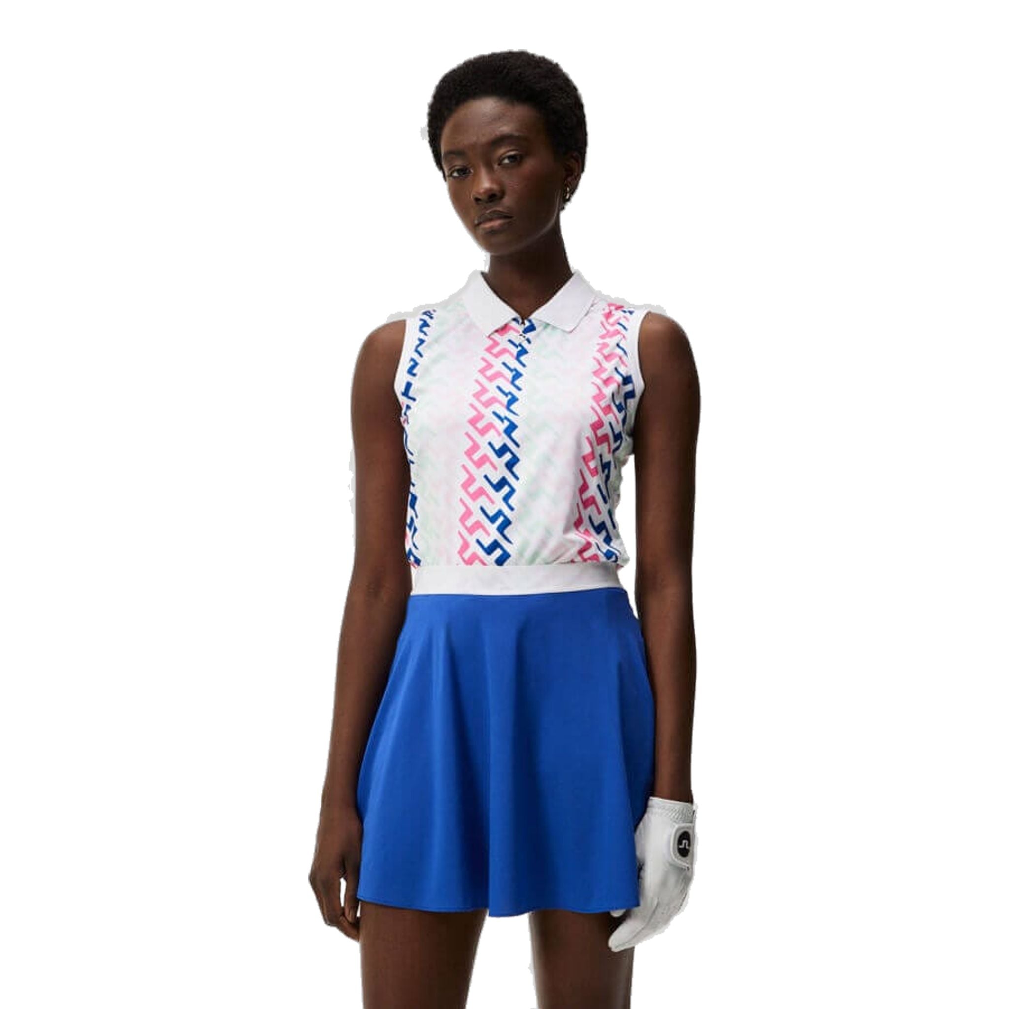 J. Lindeberg Annie Top Femmes Pont peint rose Femmes