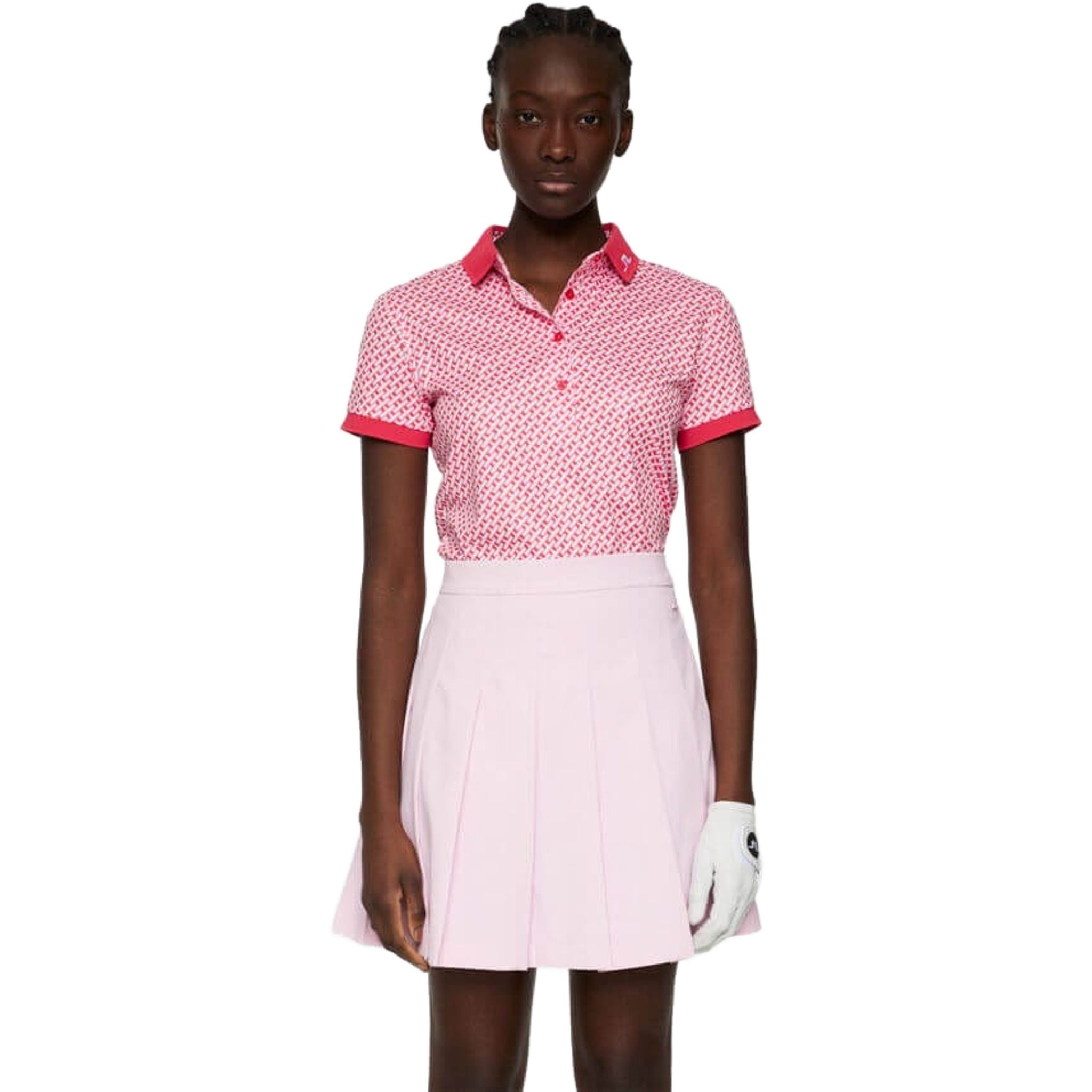 Polo J. Lindeberg Tour Tech Print Femme