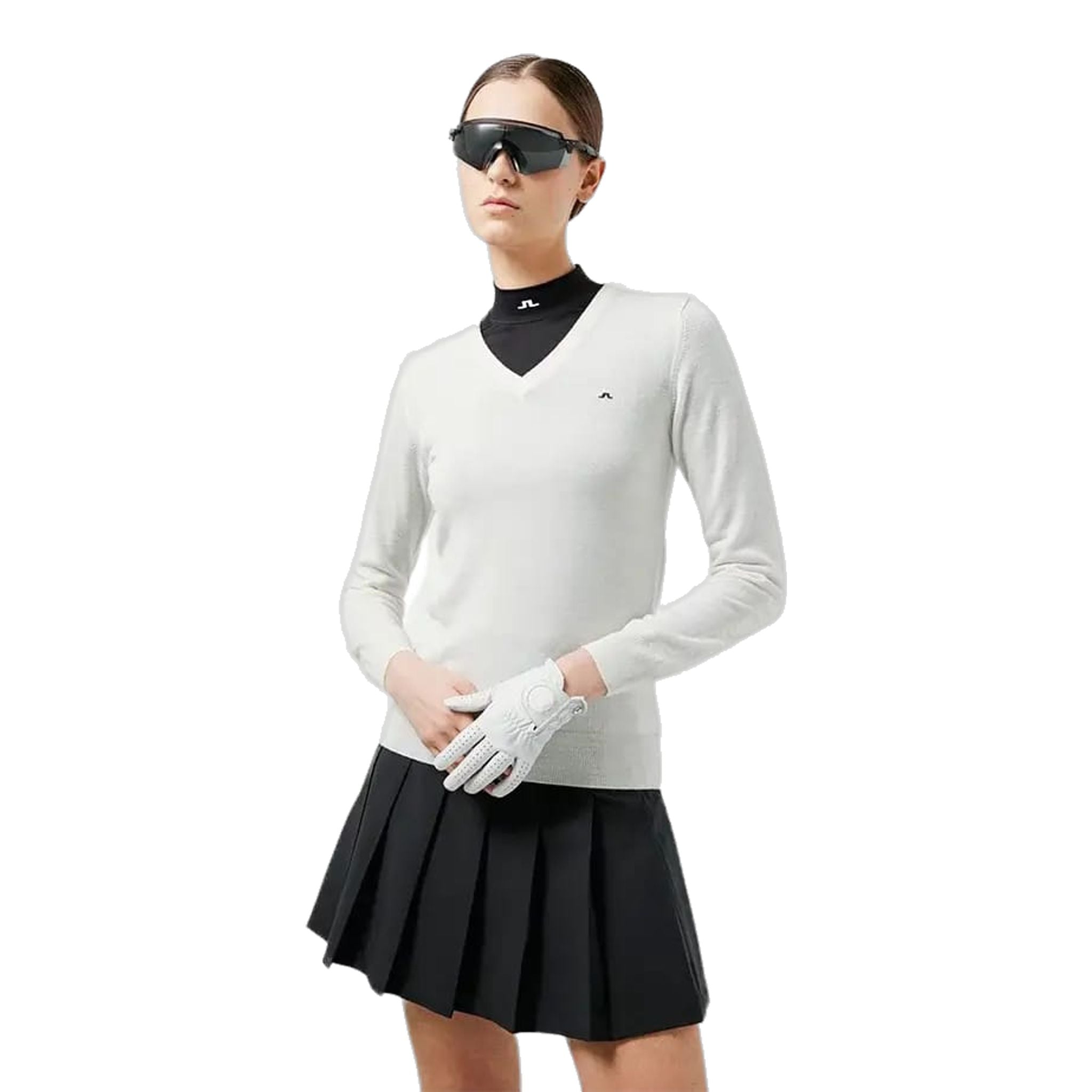 Pull à col en V J. Lindeberg Amaya pour femme