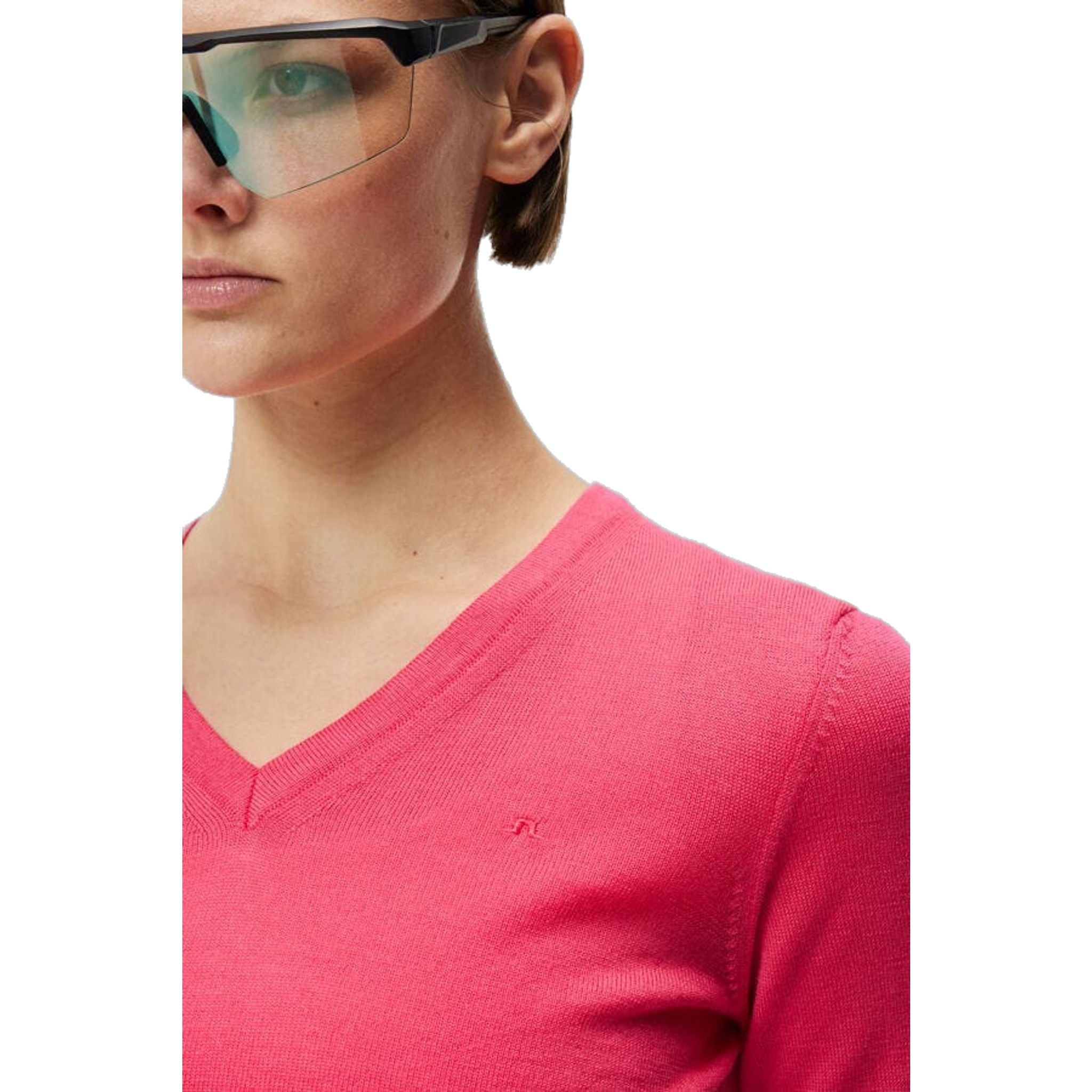 Pull en maille J. Lindeberg Amaya Azalée Femme