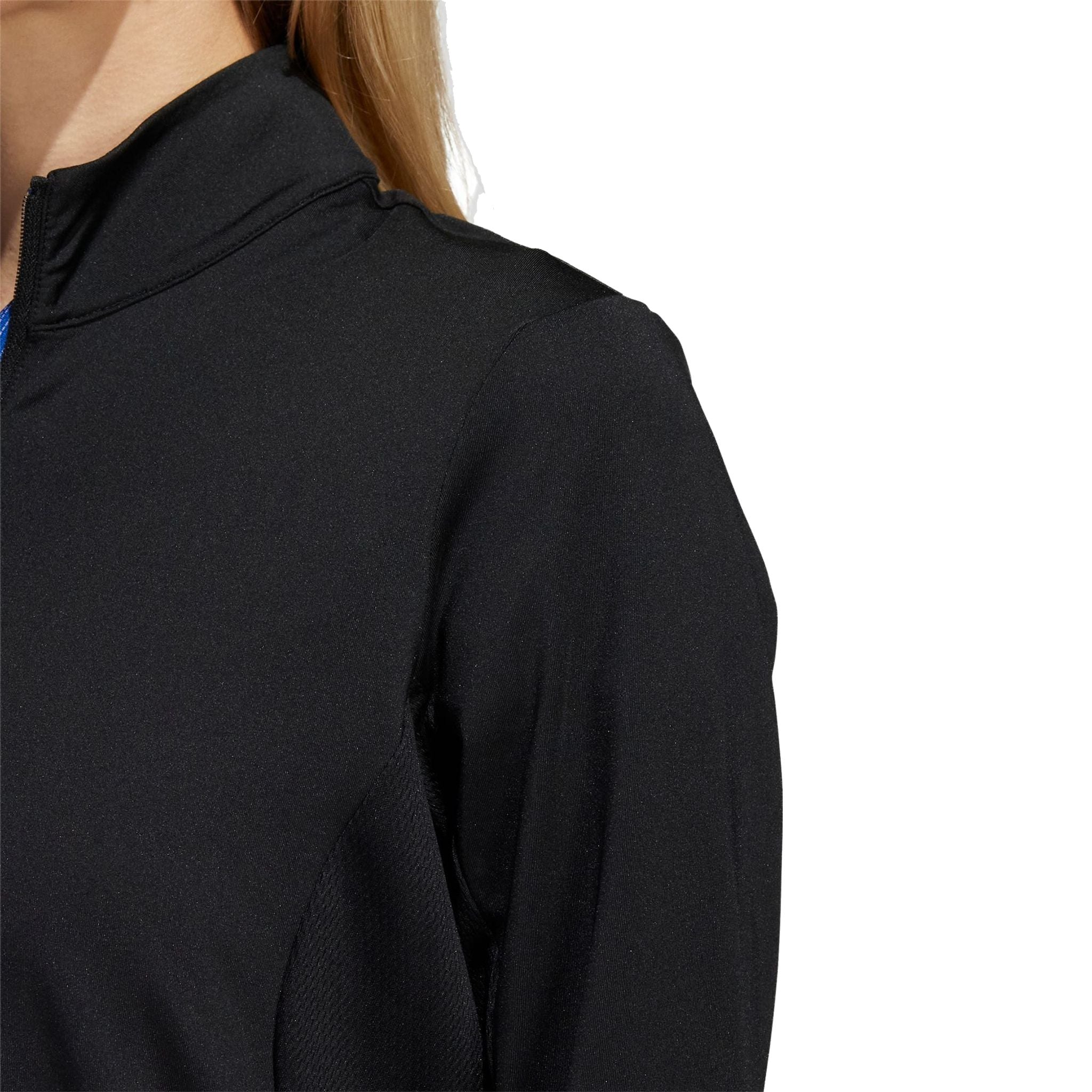 Polo de golf Adidas Ultimate 365 à manches longues noir pour femme
