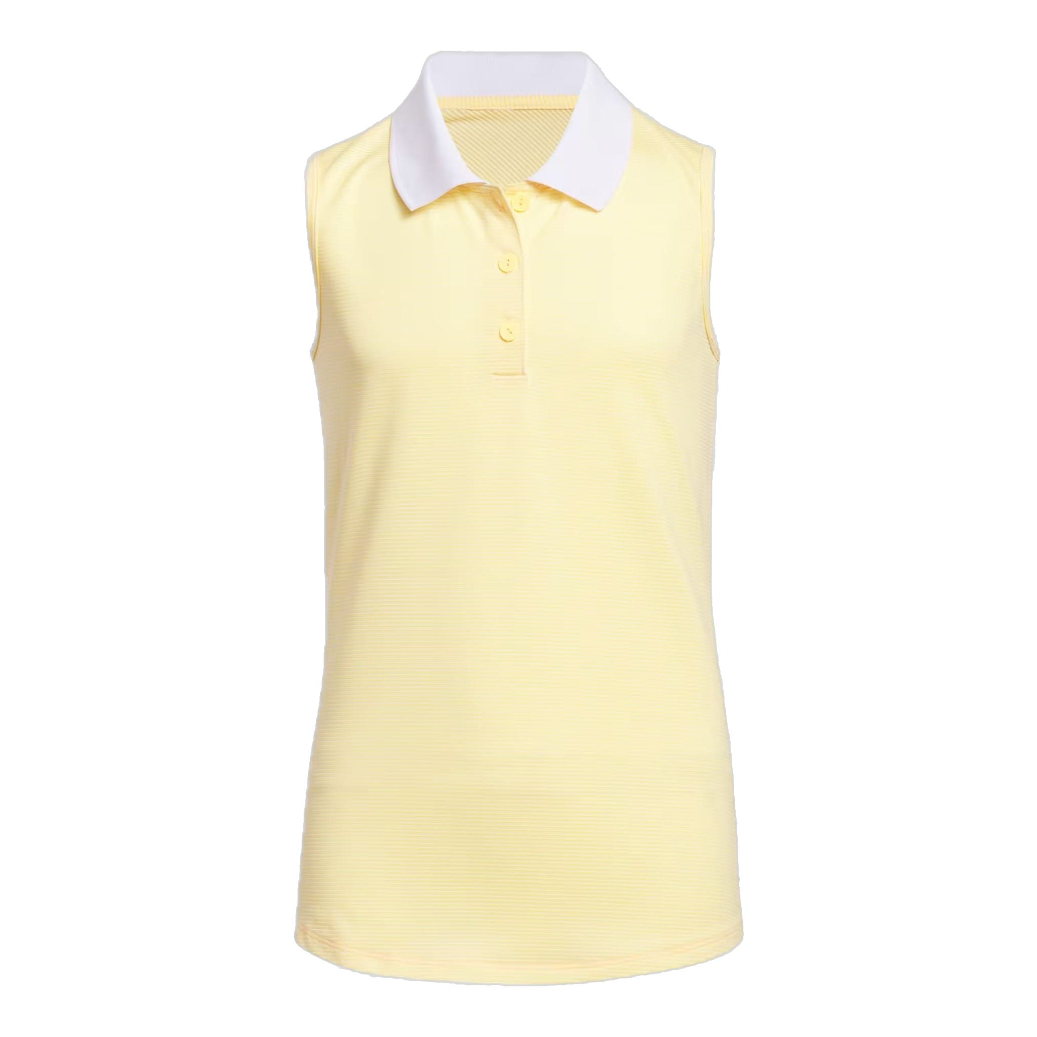 Polo sans manches rayé ottoman Adidas pour femme