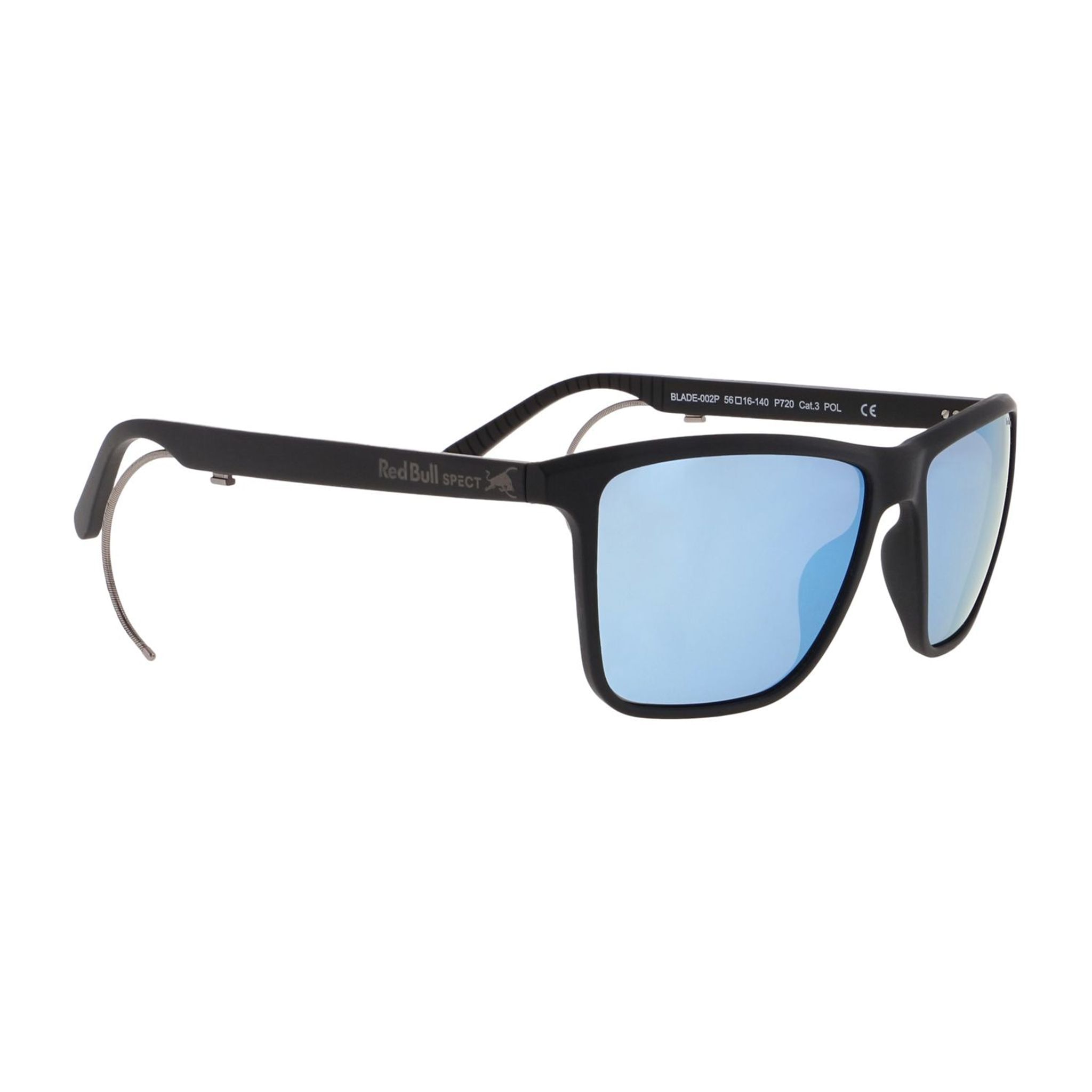 Lunettes RedBull Spect BLADE Noir/Fumé Bleu Glacé Miroir
