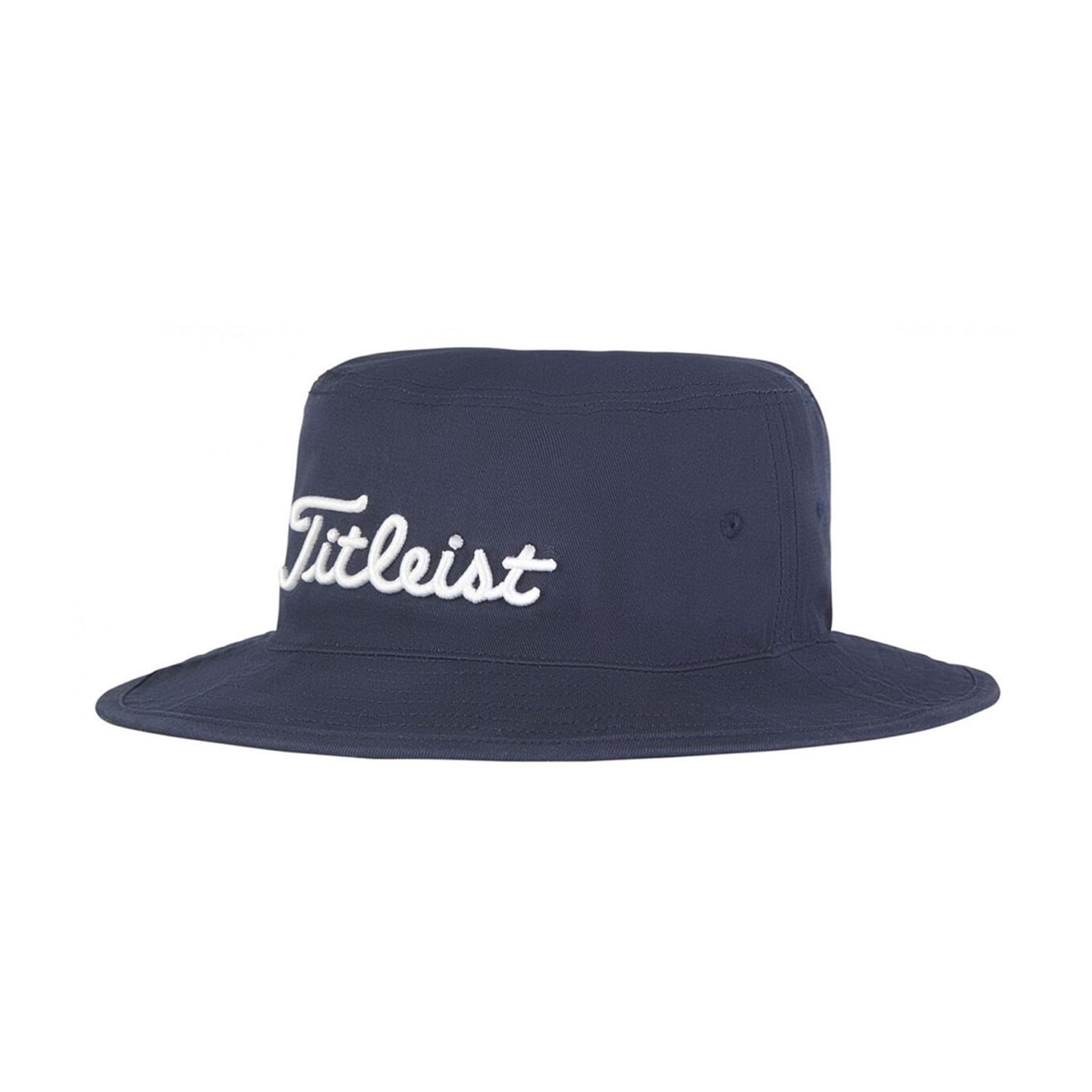Casquette Titleist Nantucket en coton rayé, réglable, blanche, pour homme