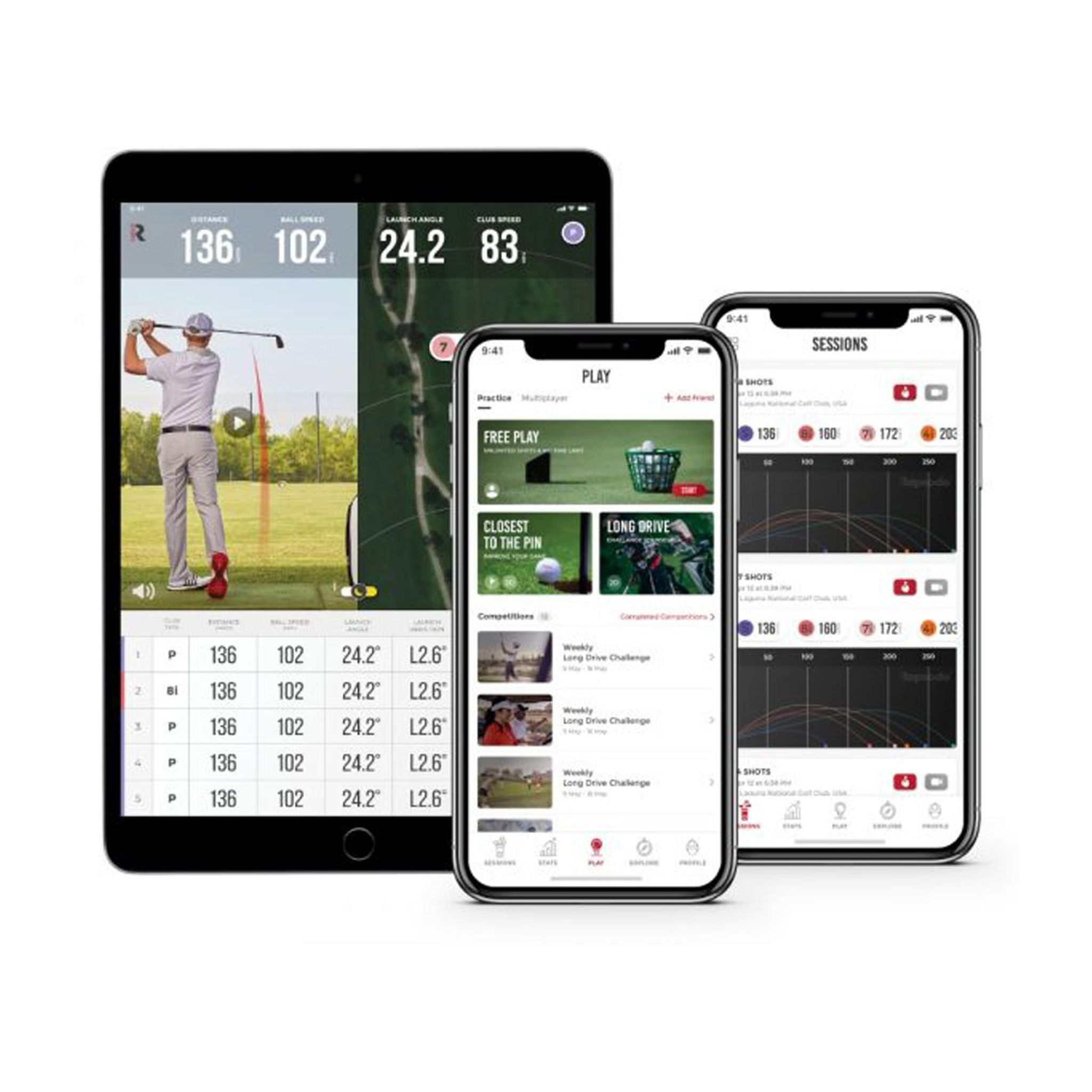 Moniteur de lancement mobile Rapsodo