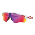 Lunettes de soleil Oakley M Radar EV Path Polished White Prizm Road pour hommes