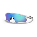 Oakley M Radar EV Path Polished White Prizm Sapphire Homme