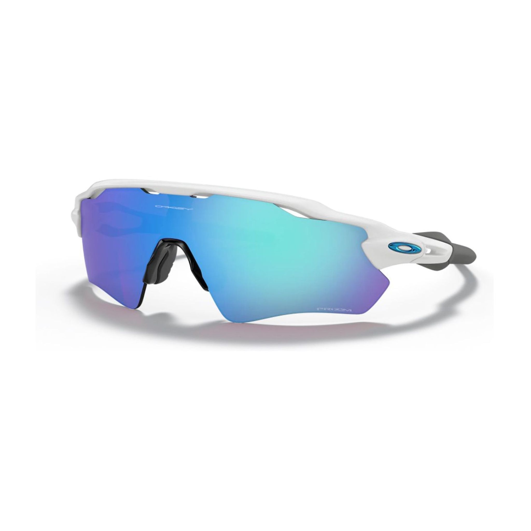 Oakley M Radar EV Path Polished White Prizm Sapphire Homme
