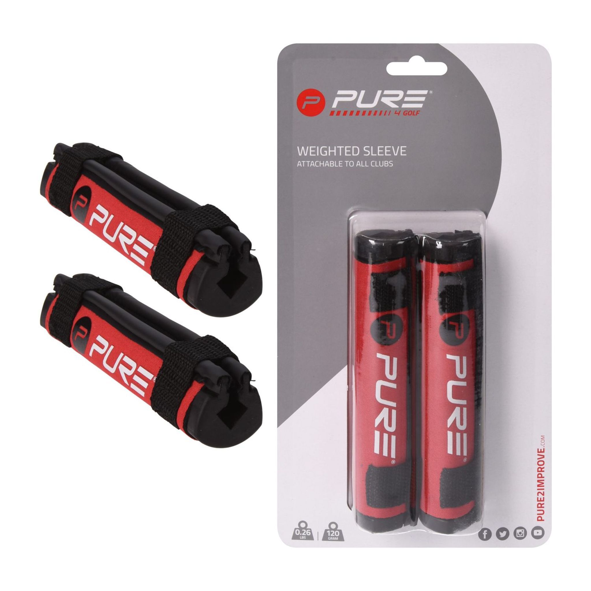 Poids Pure 2 Improve Speed ​​Rouge/Noir