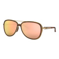 Oakley W Split Time Écaille marron Prizm Or rose Polari Femme