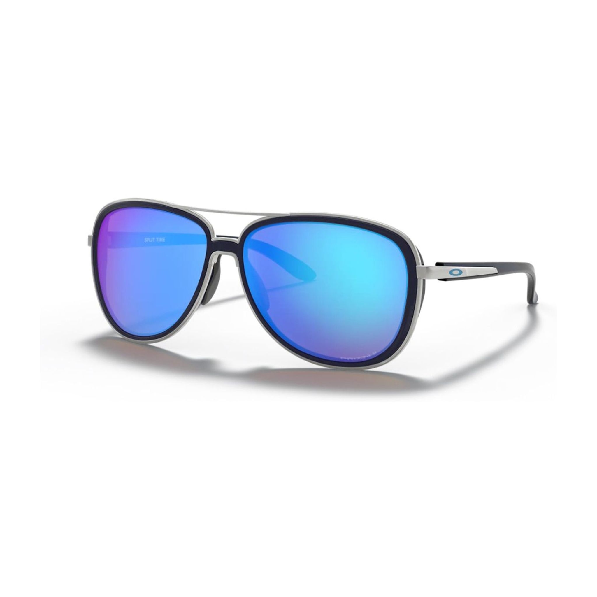 Lunettes de soleil polarisées Oakley W Split Time Navy Prizm Sapphire pour femme