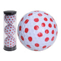 Tube de balles de golf Legend Golfgear à pois rouges [3 balles]