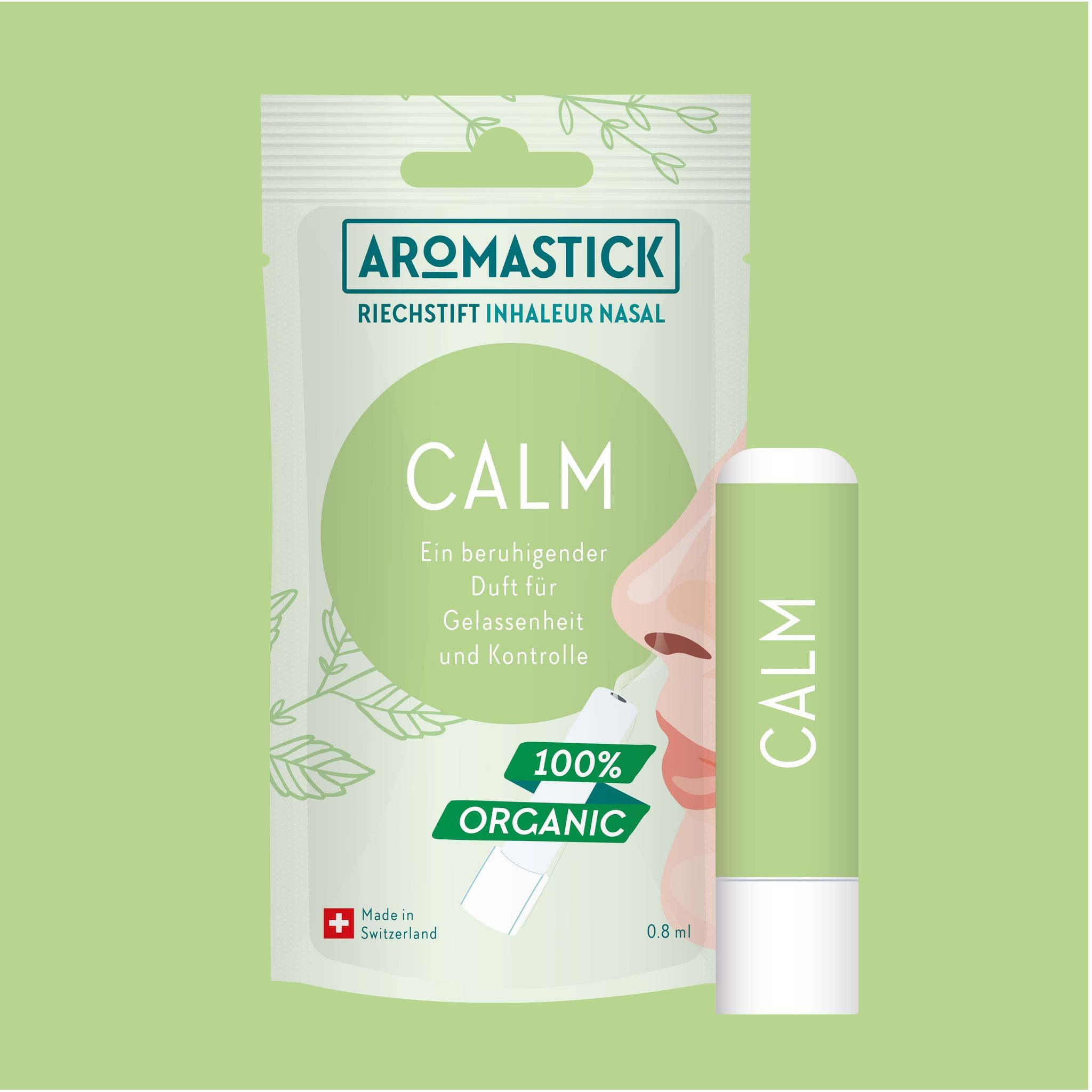 Bâtonnet aromatique BIO « CALM » de Green Healthcare